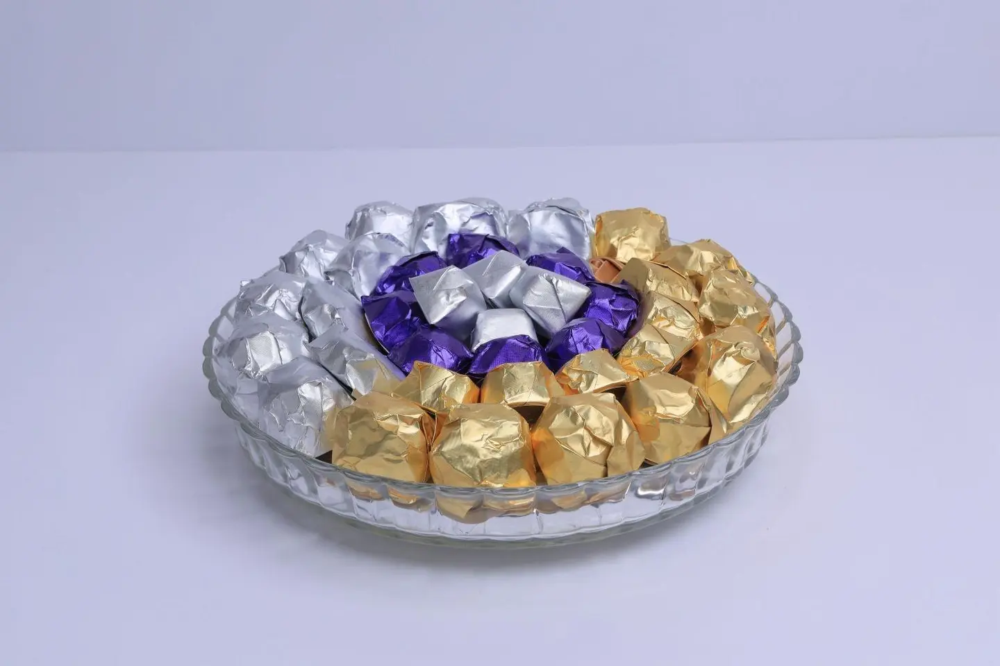 صحن دائري زجاج