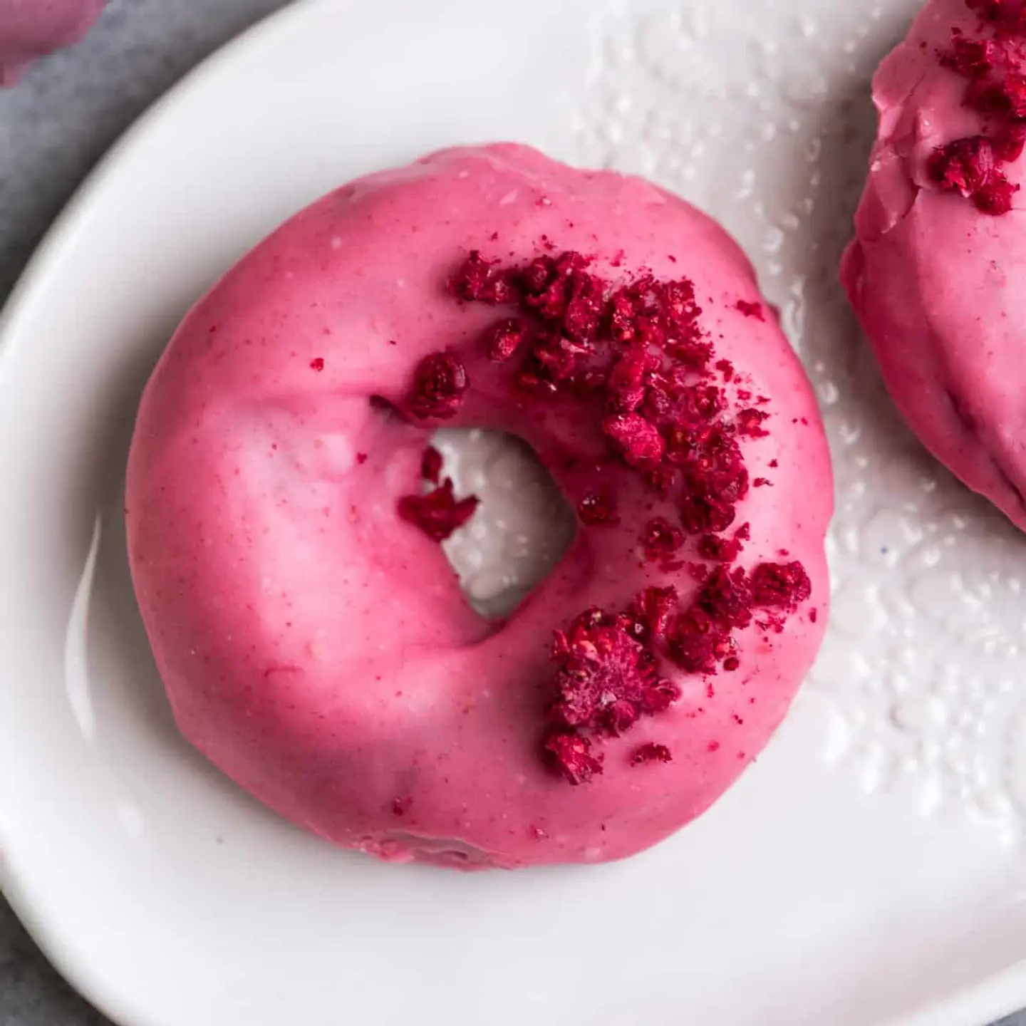 Raspberry Glzed Donut