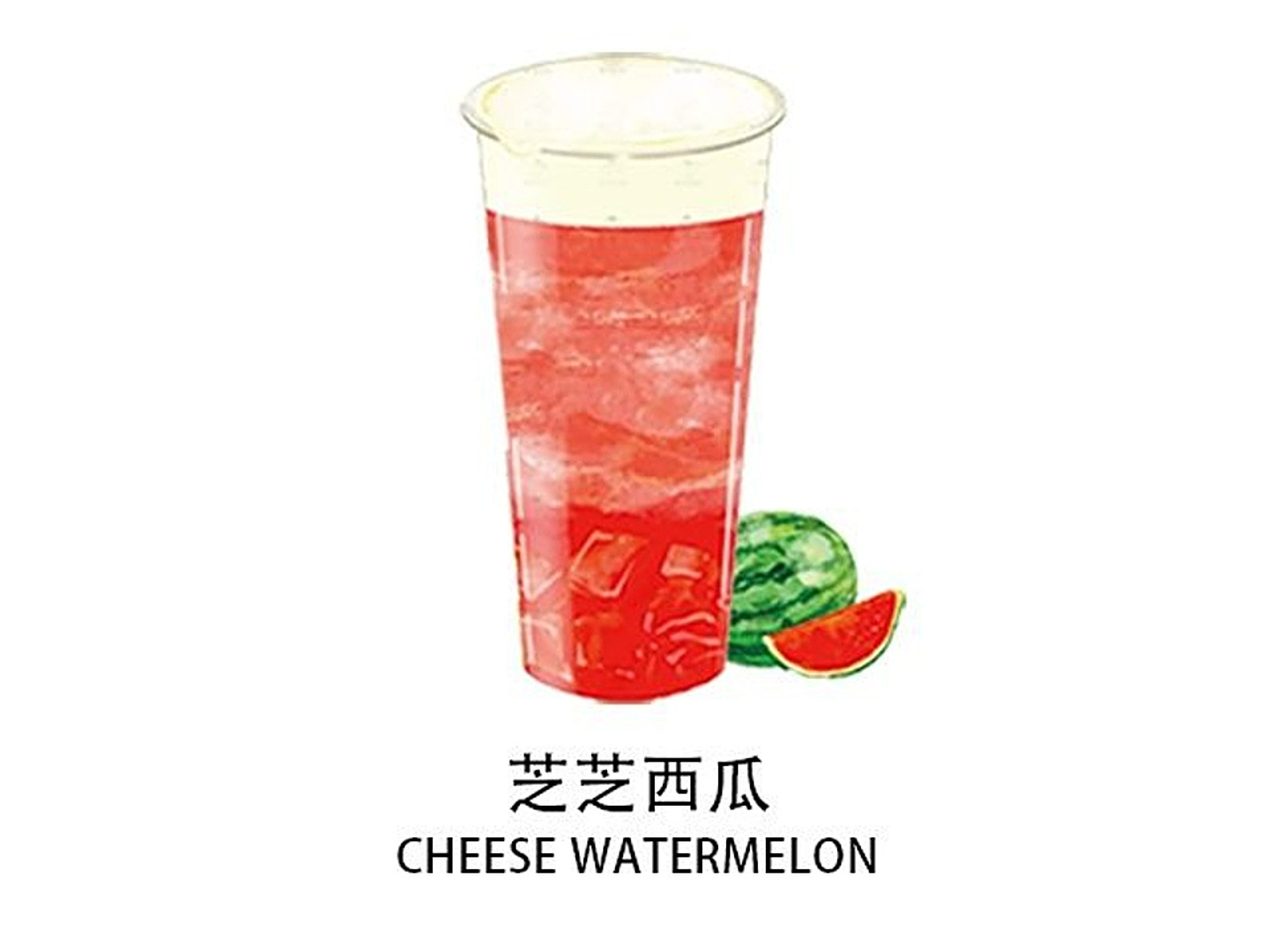 Cheese Watermelon Tea