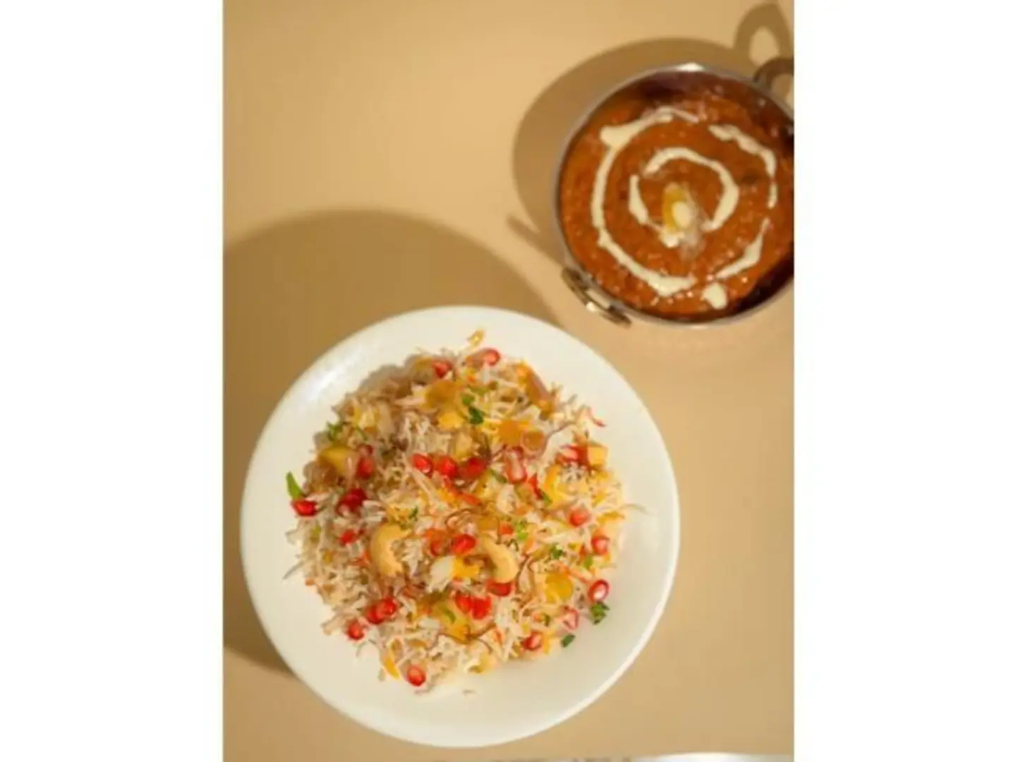 Kashmiri Rice With Chicken Tikka Masala