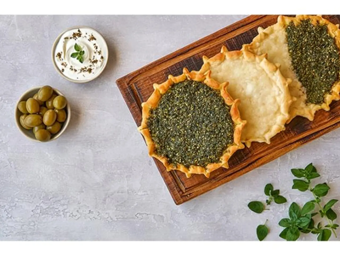 Cheese Manakish With Thyme