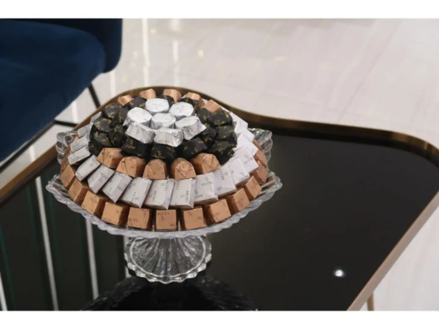 Crystal Tray With Base 4