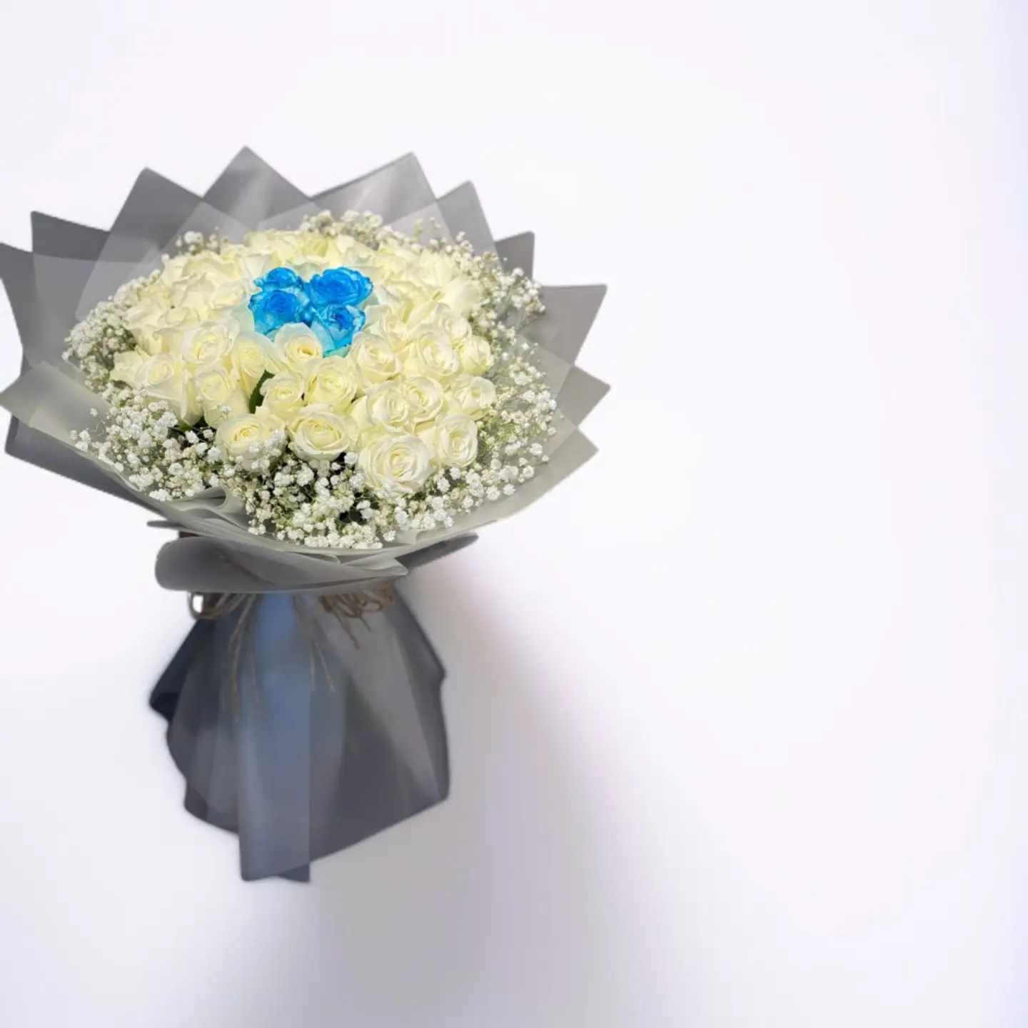 Blue And White Gori Bouquet
