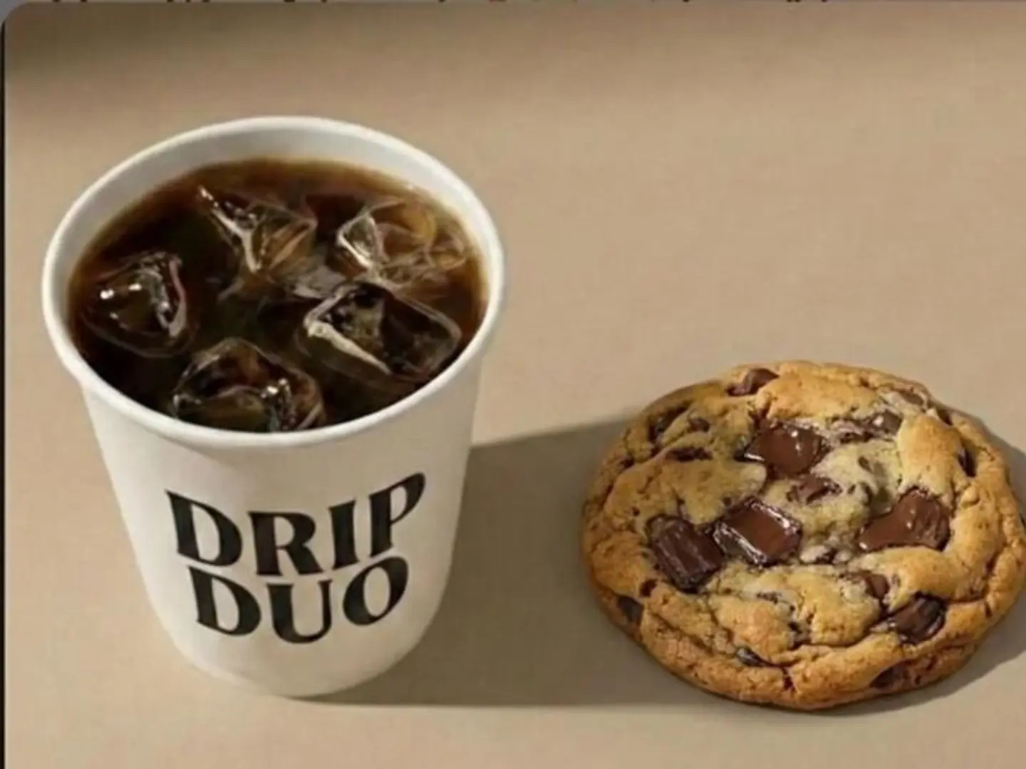 Coffee Of The Day With A Cookie