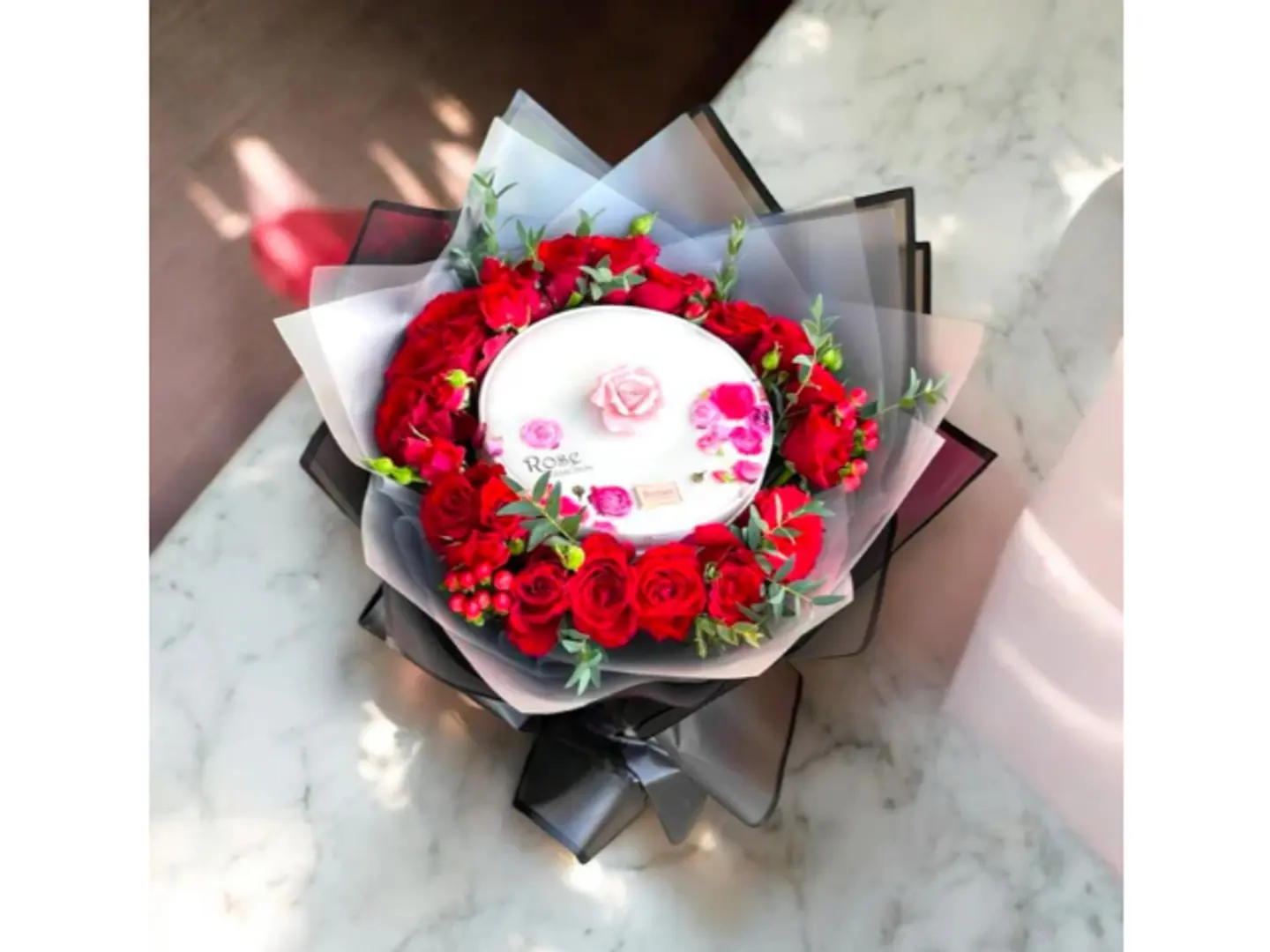 تنسيق ورد مع شوكلاتة بستاني 19