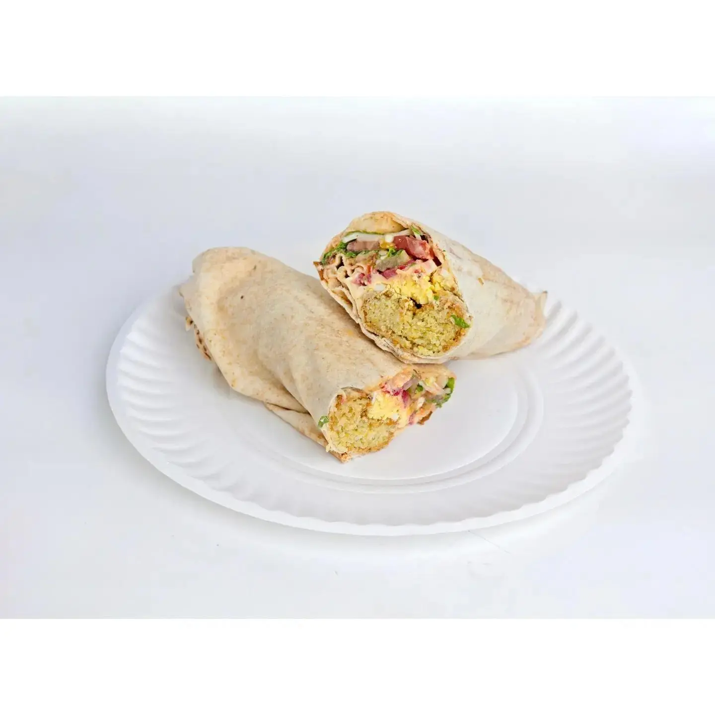 Falafel Sandwich With Egg And Cheese