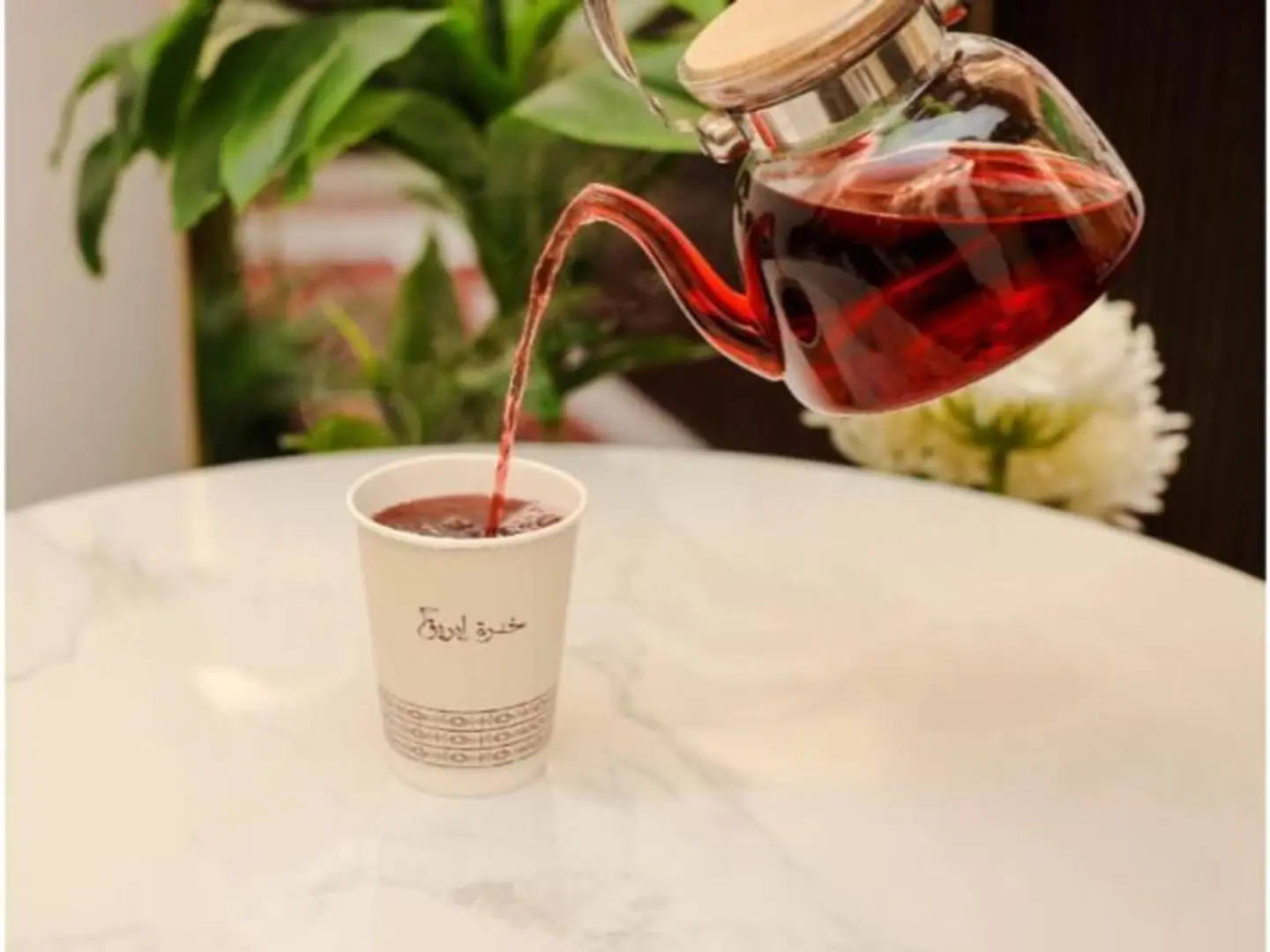 كوب ورق كركديه