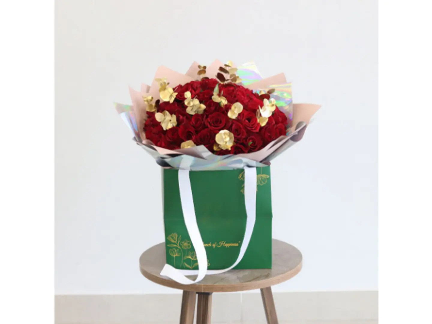 باقة عرش الورد الاحمر