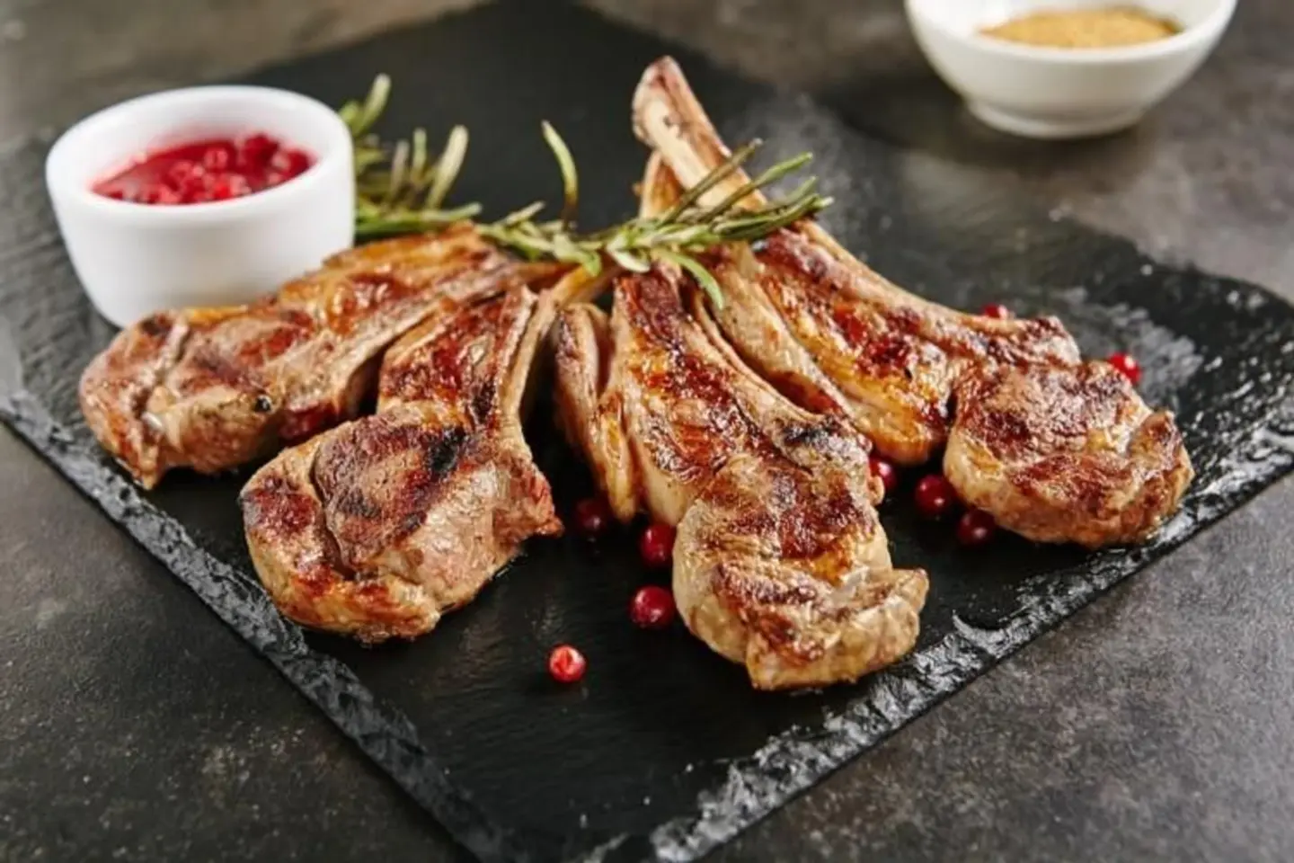 Lamb Ribs For One Person