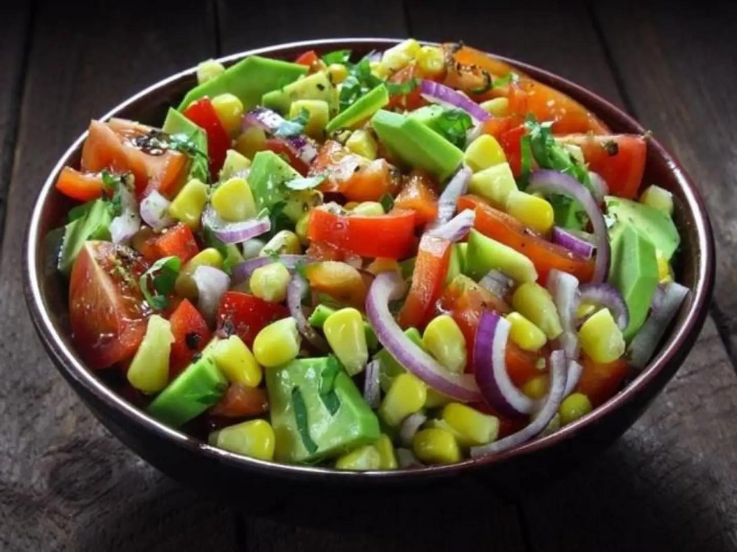 Green Salad With Corn