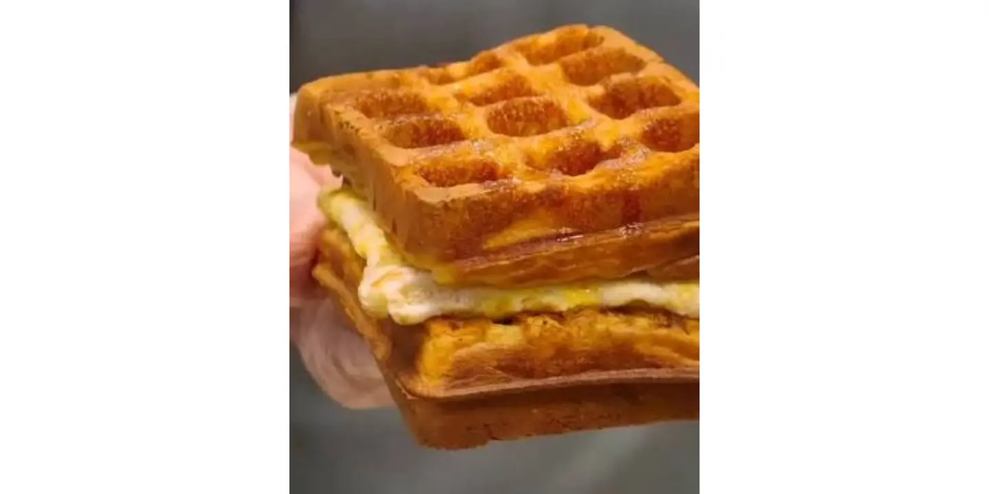 Egg And Cheese Waffle