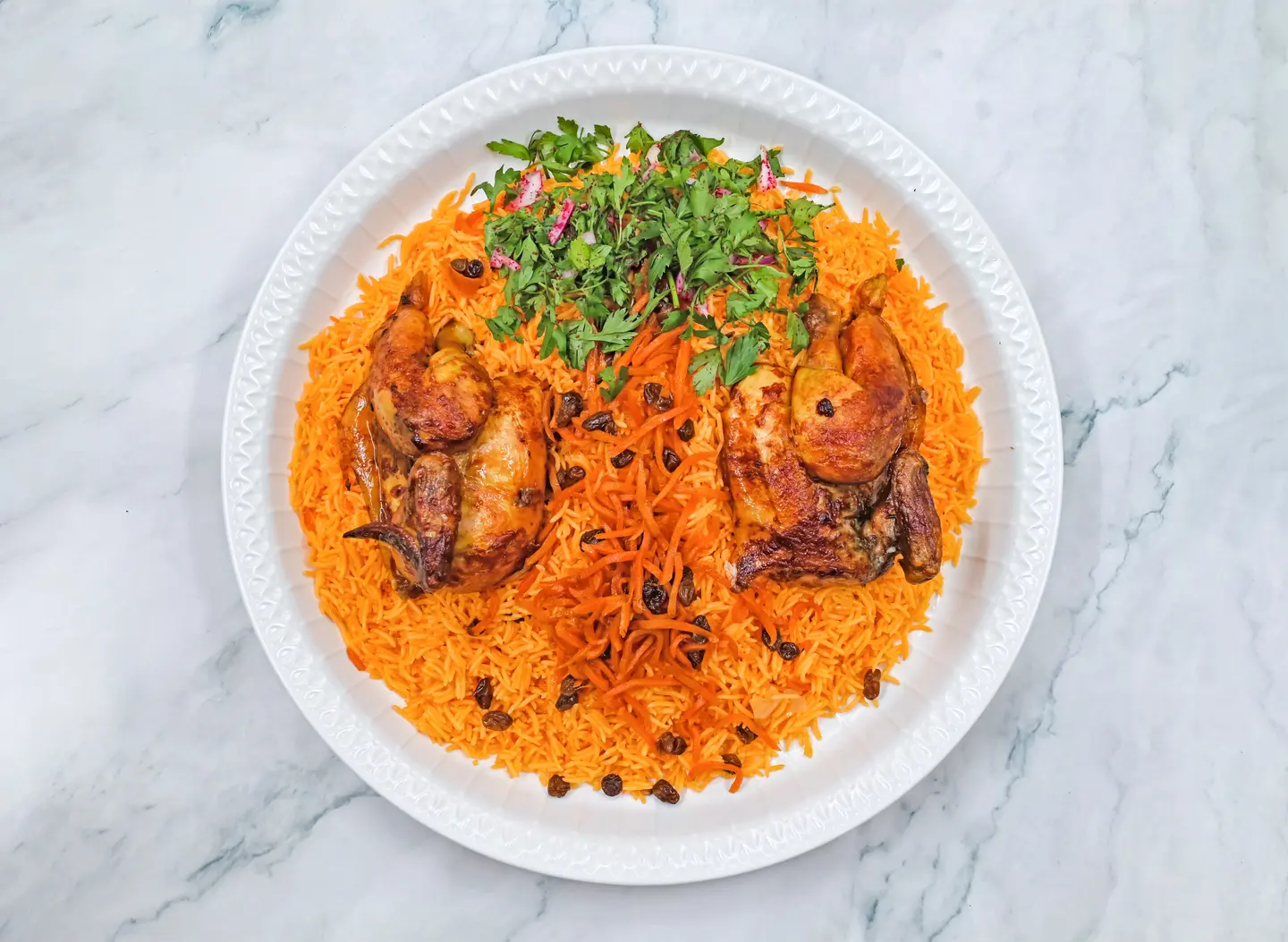 دجاجة شوايه مع الرز