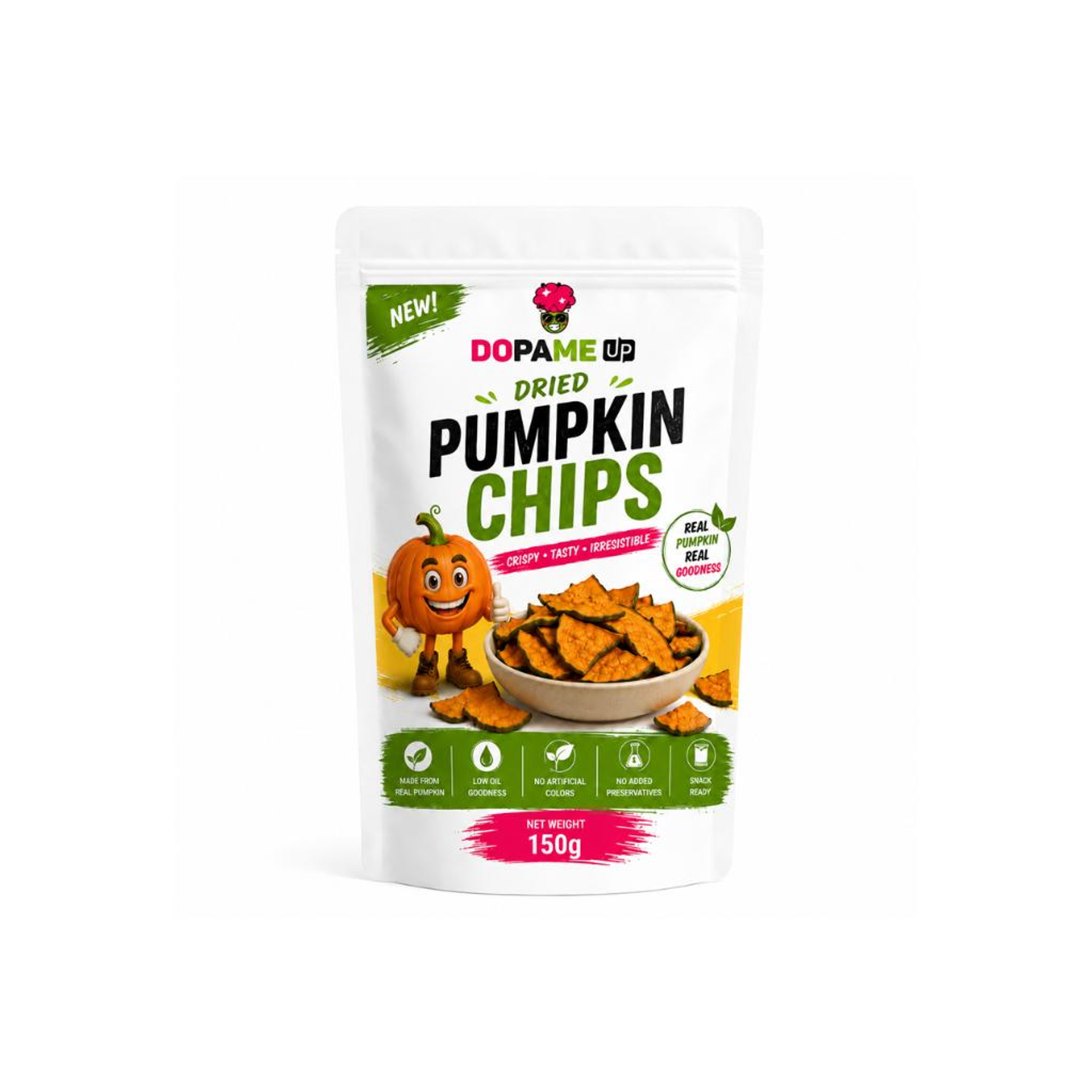 Dried Pumpkin Chips 150g