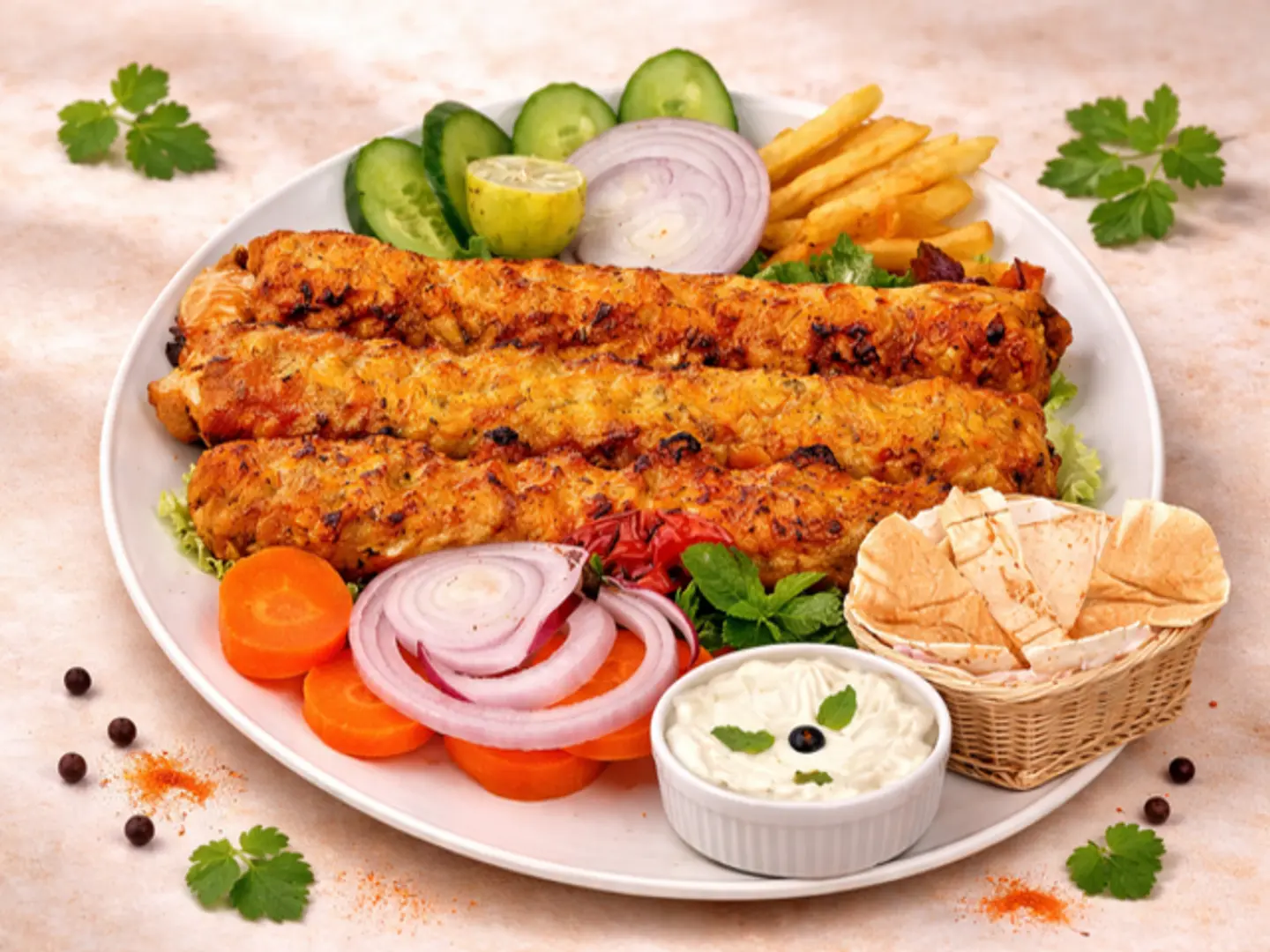 Chicken Seekh Kabab Set
