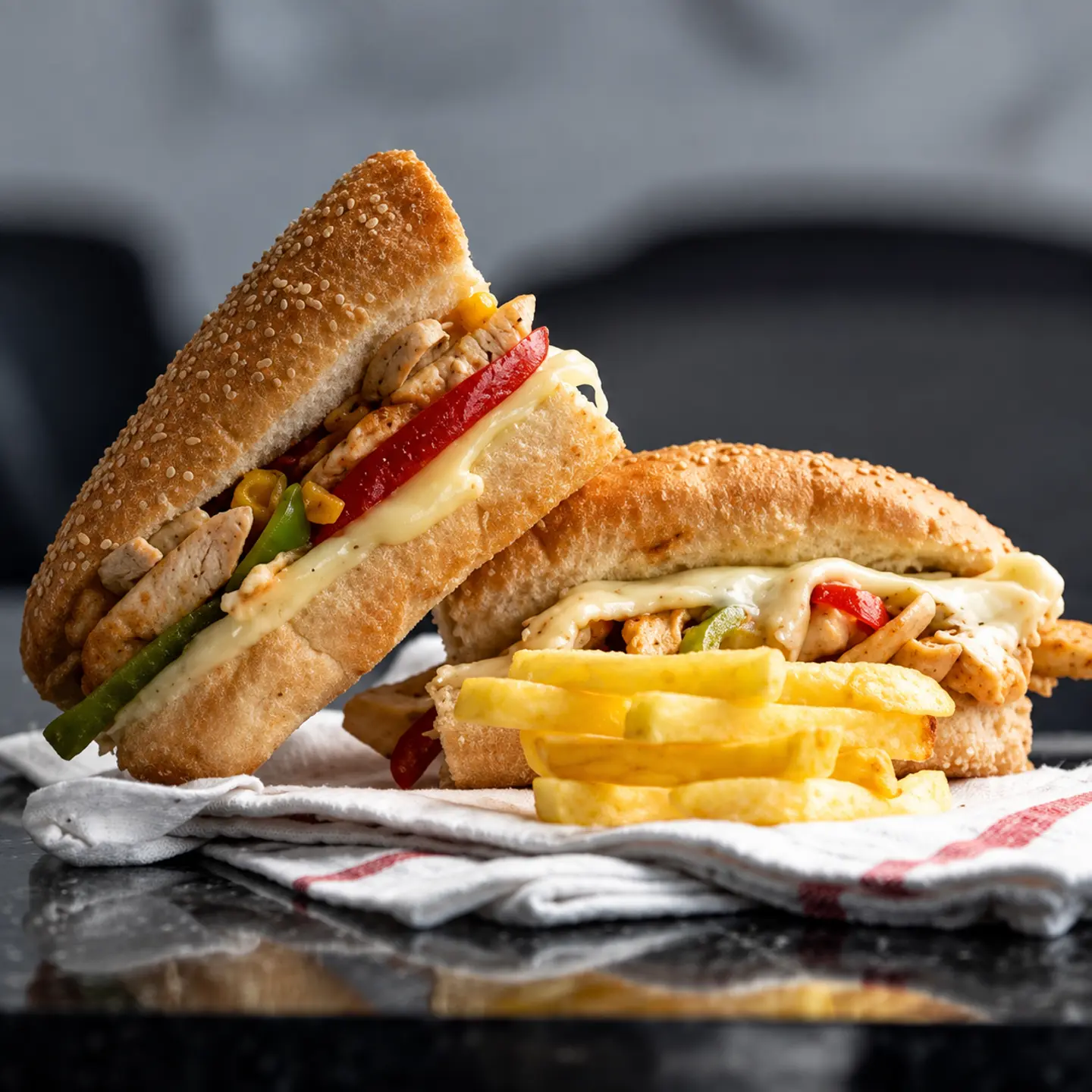 Mini Fajita Ciabatta Sandwich