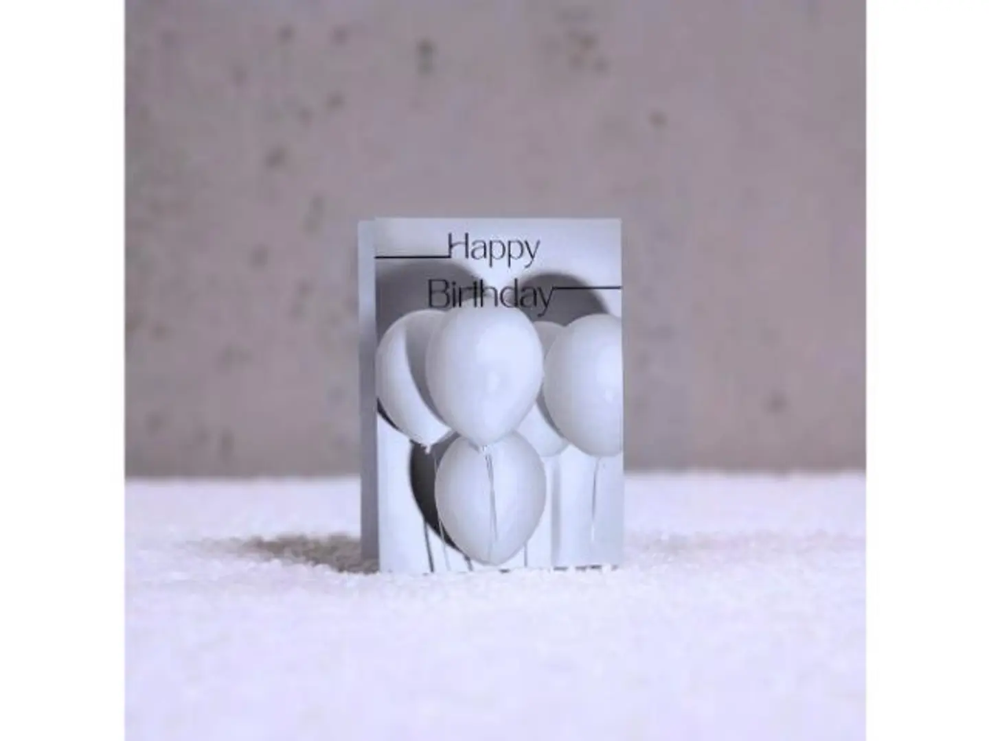 Birthday Card With Balloon Design