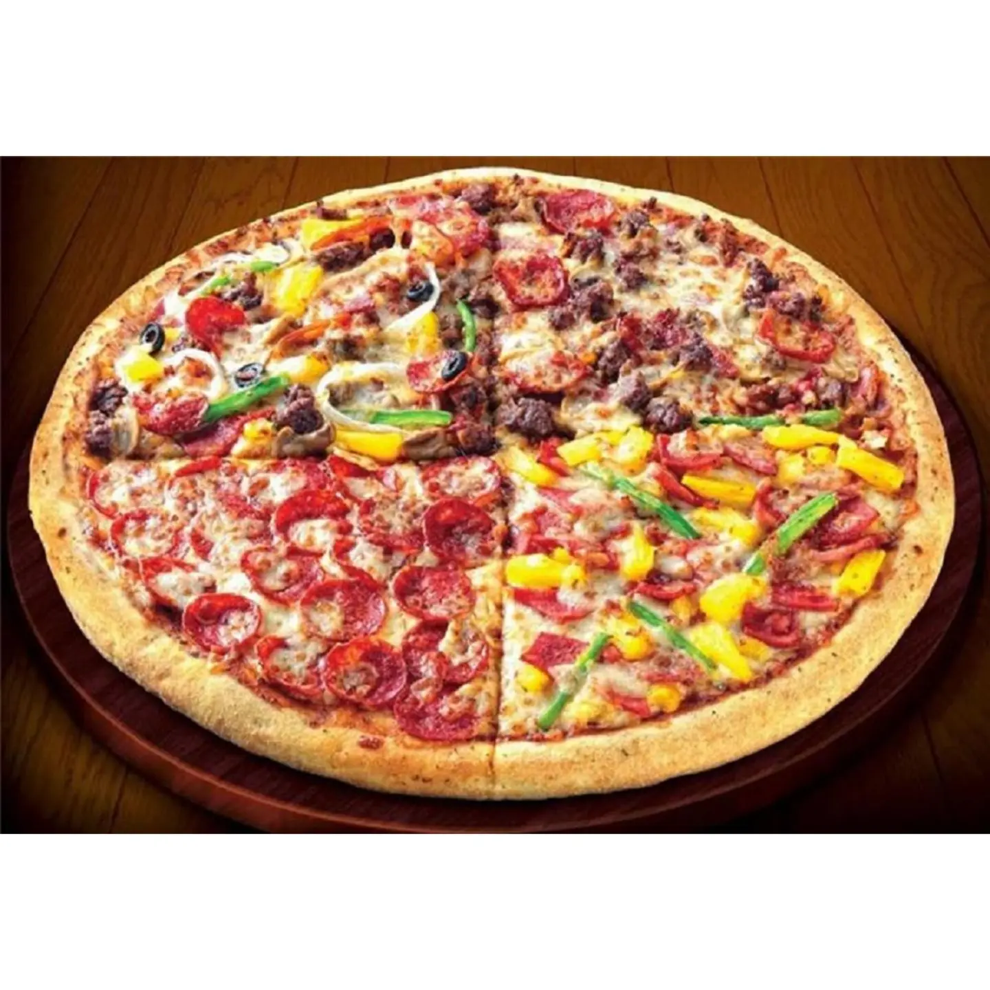 Half And Half Pizza