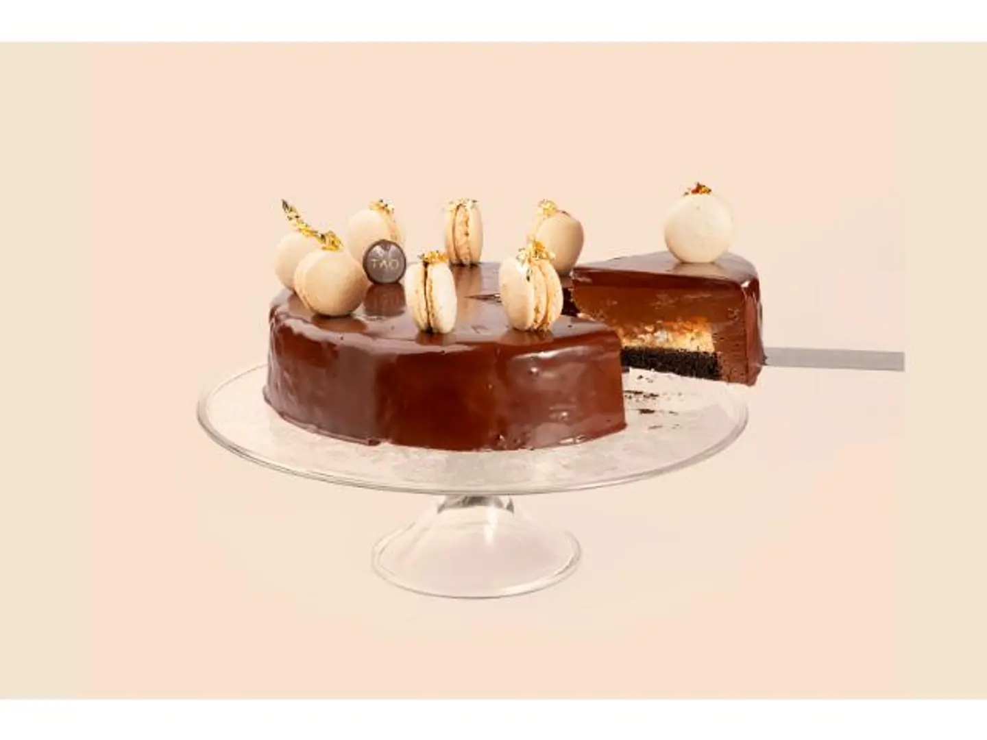 Chocolate Brulee Mousse Cake