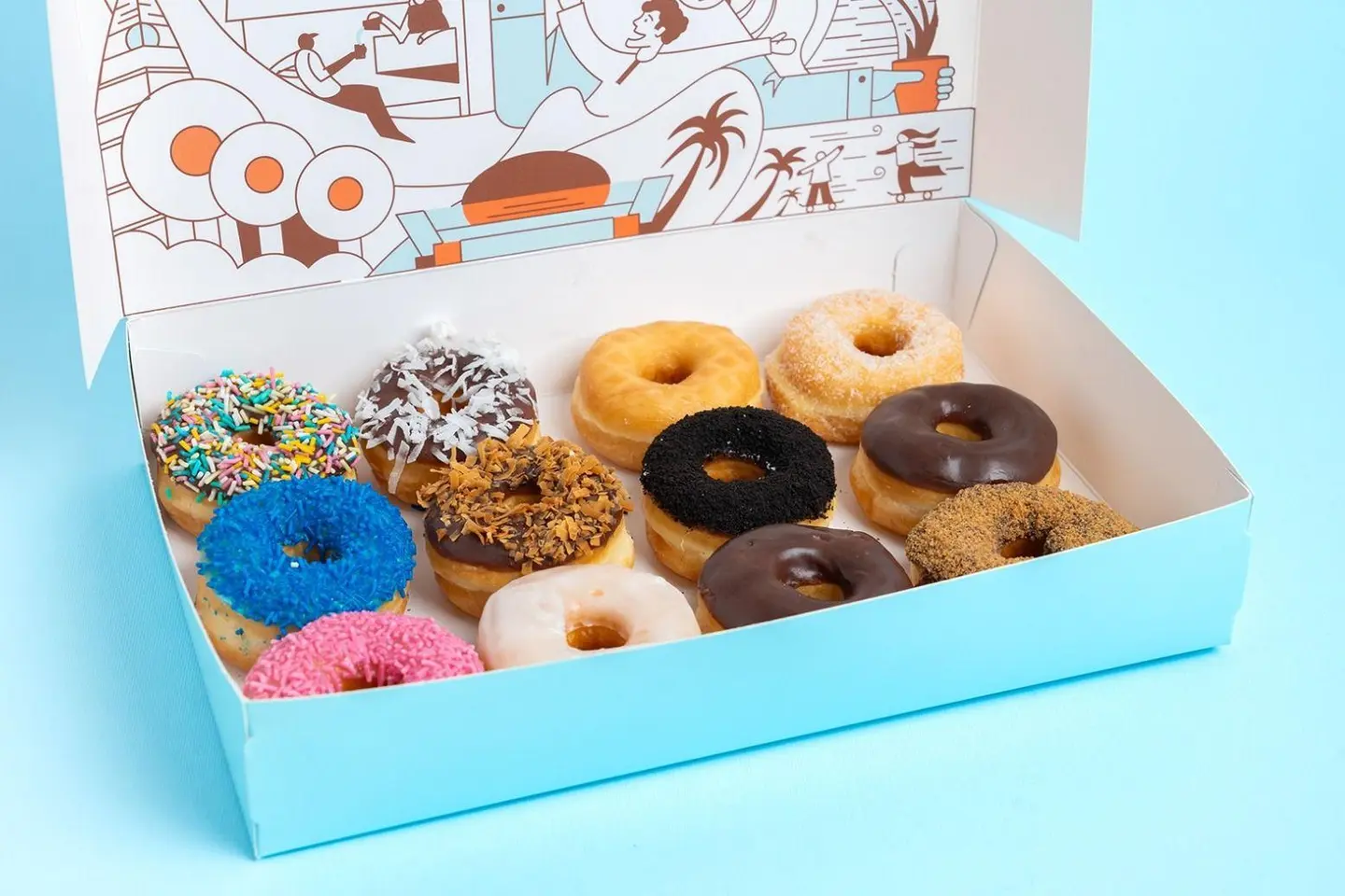 بوكس بيبي دونات 12 حبات