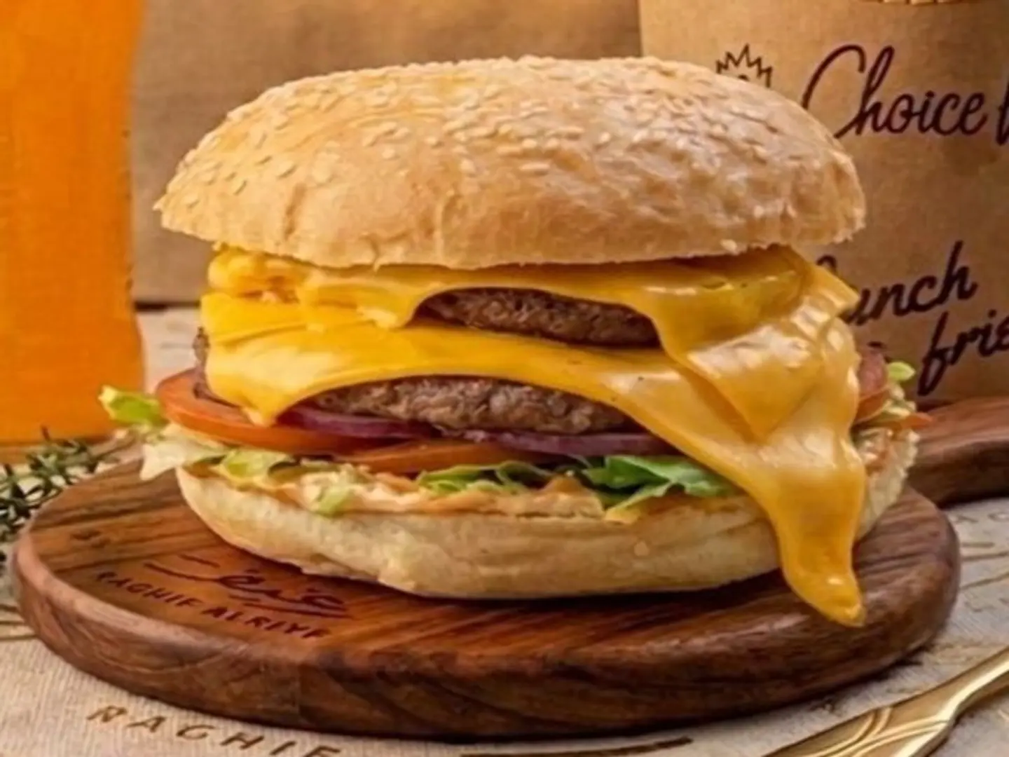 Double Cheeseburger Sandwich