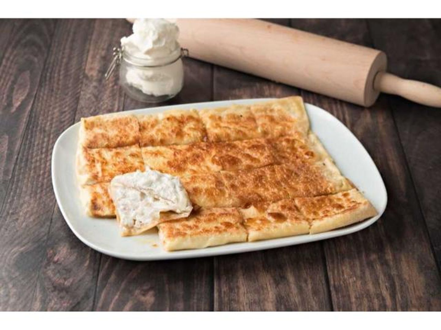 مطبق حلو بالجبن