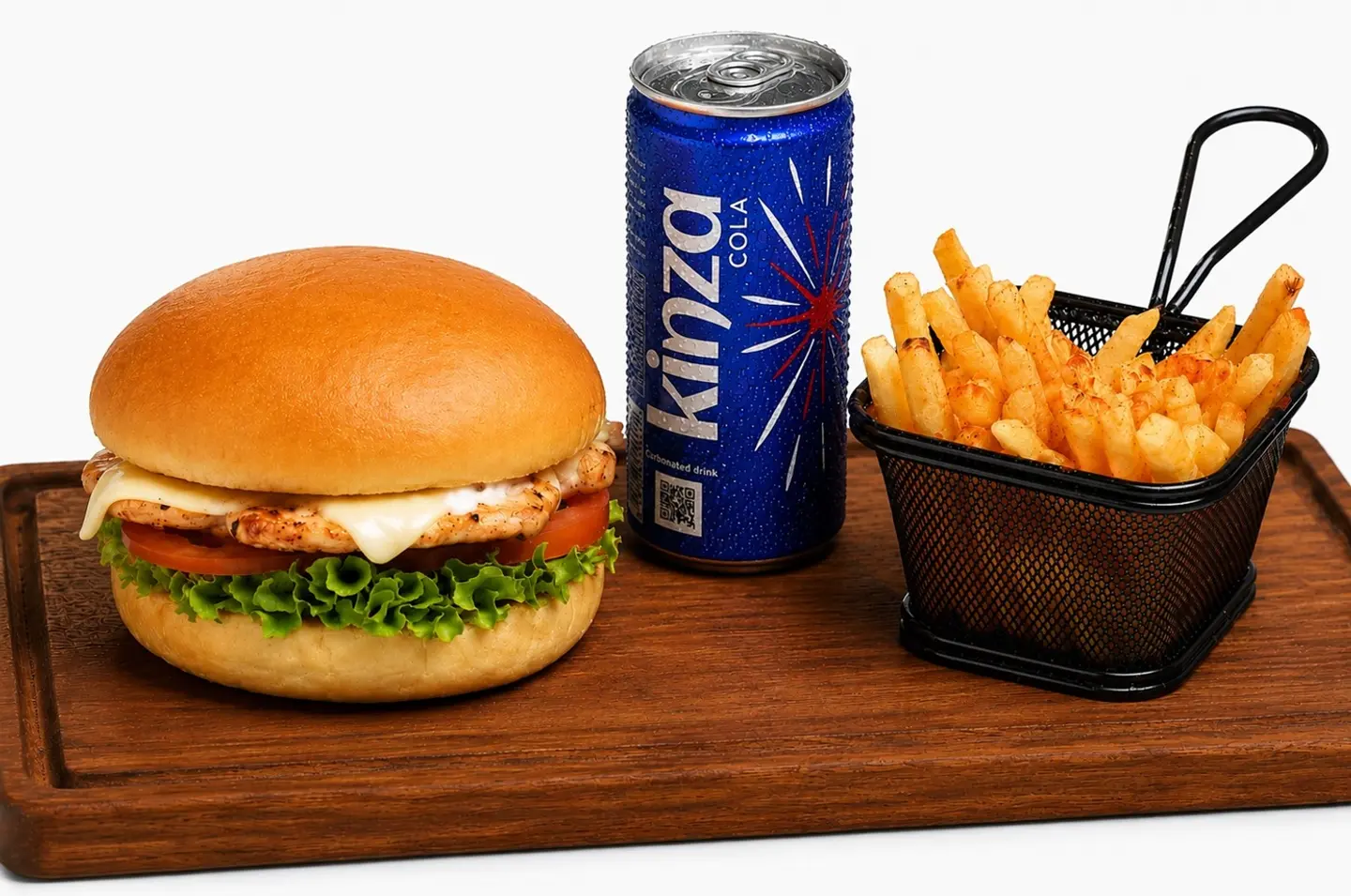 Grilled Chicken Burger Meal