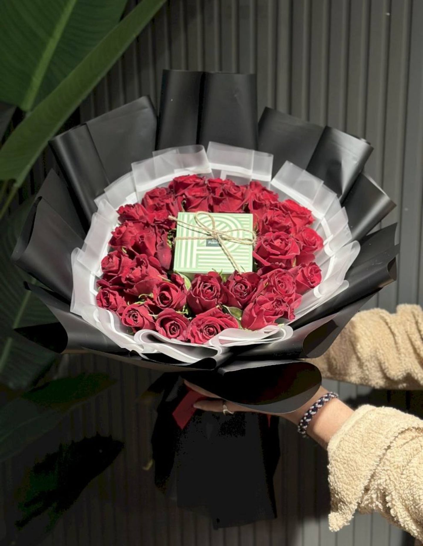 Rose Bouquet With Patchi Chocolate
