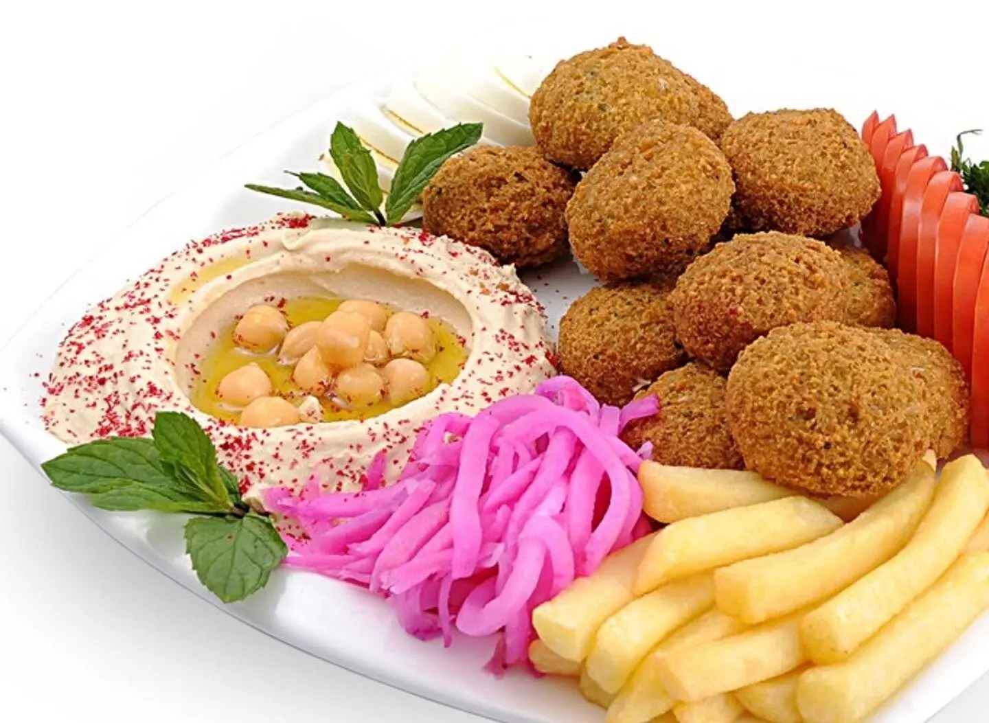 صحن فلافل شامي