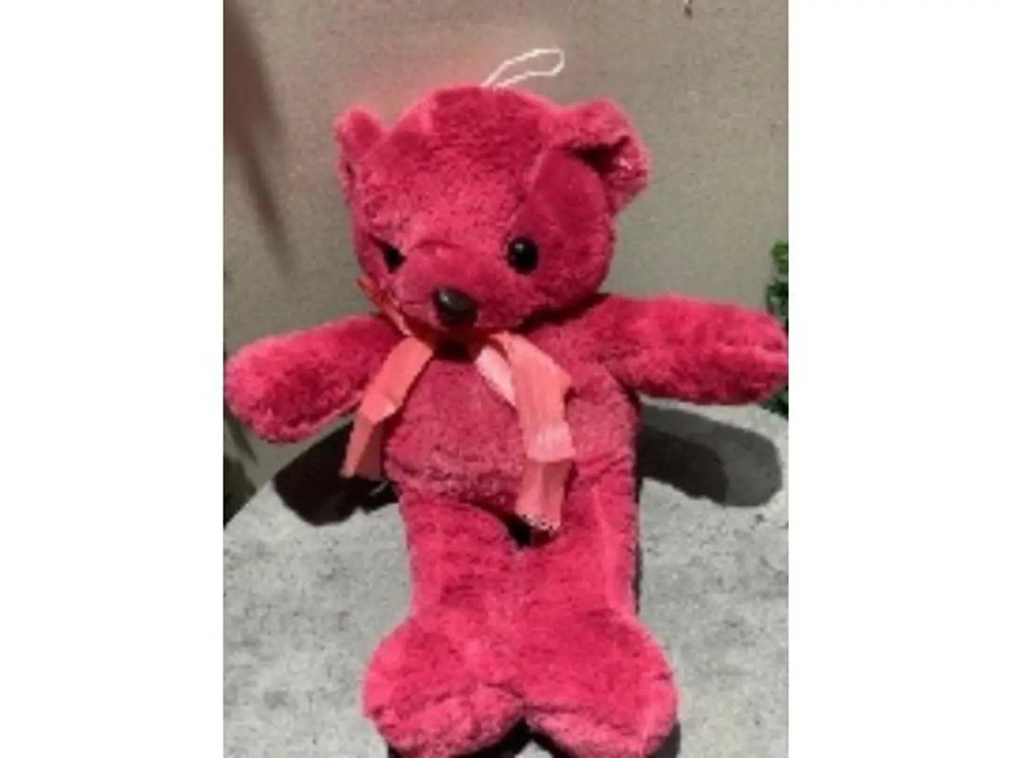 دمية دبدوب بينك غامق