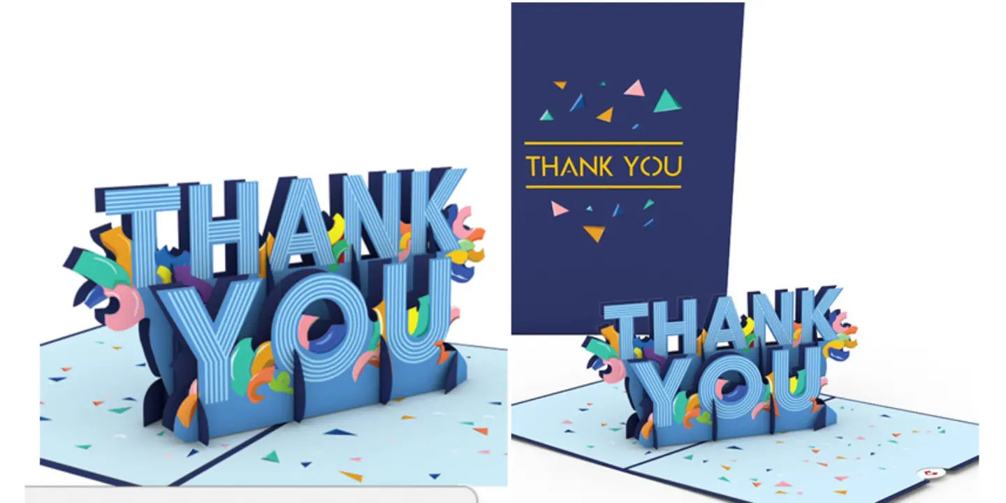 Thank You For The Colorful Paper Scraps