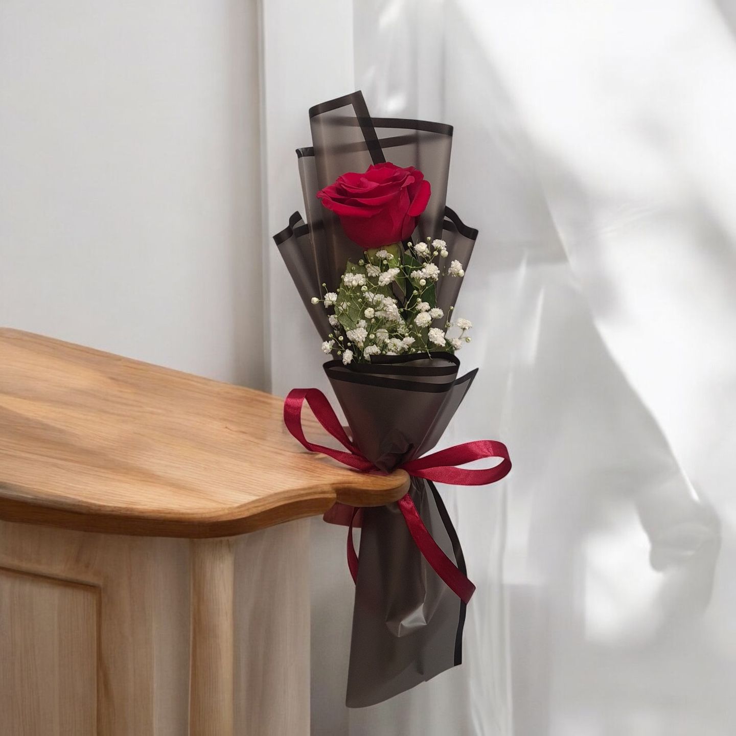 Rose Love And Gypsophilia