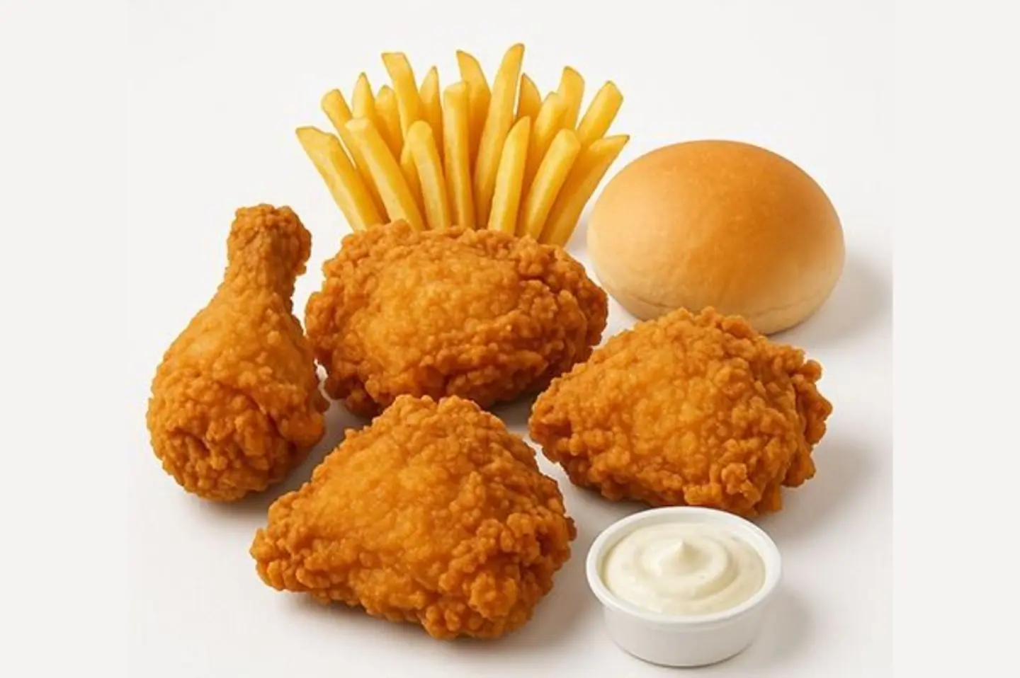 وجبة ٤ قطع حار