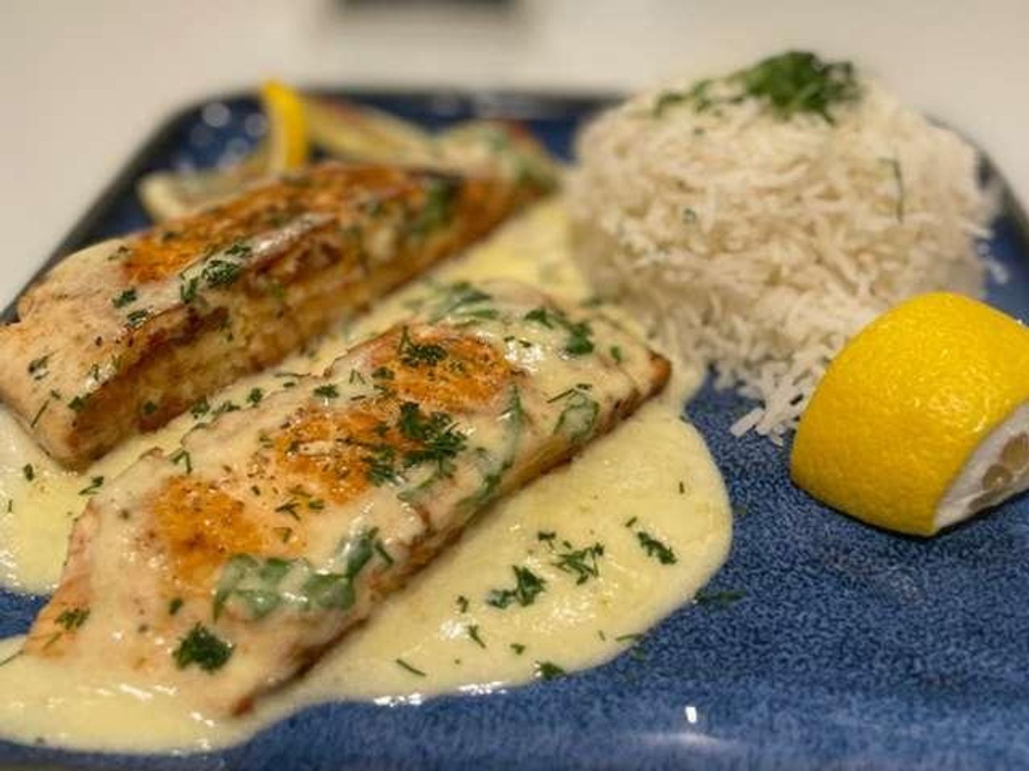 Salmon In Lemon And Cream Sauce