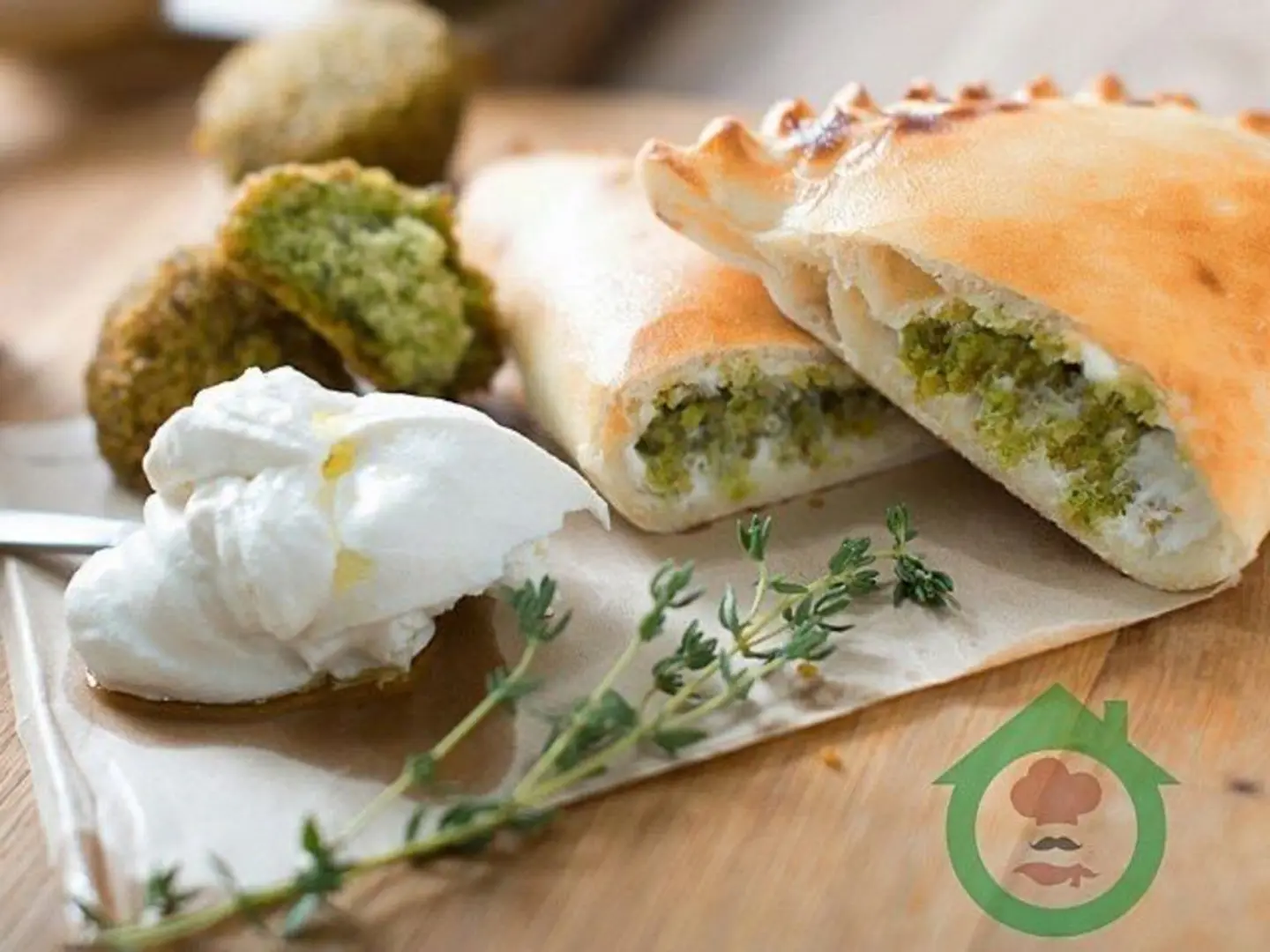 فطيرة لبنه فلافل صغير