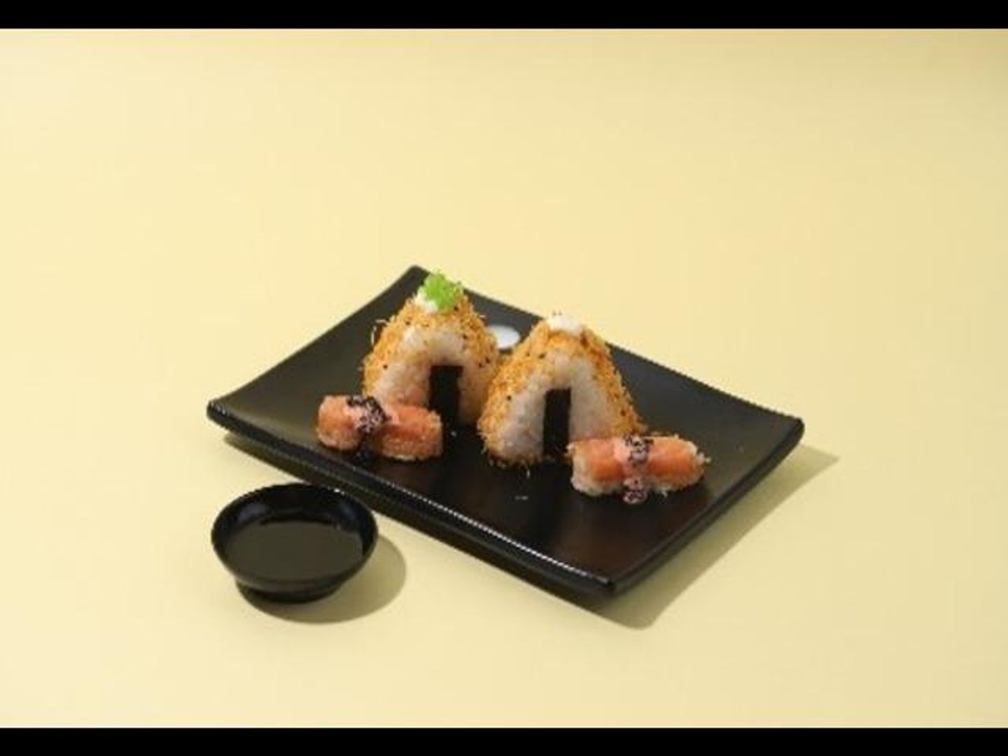 Onigiri And Salmon Nigiri