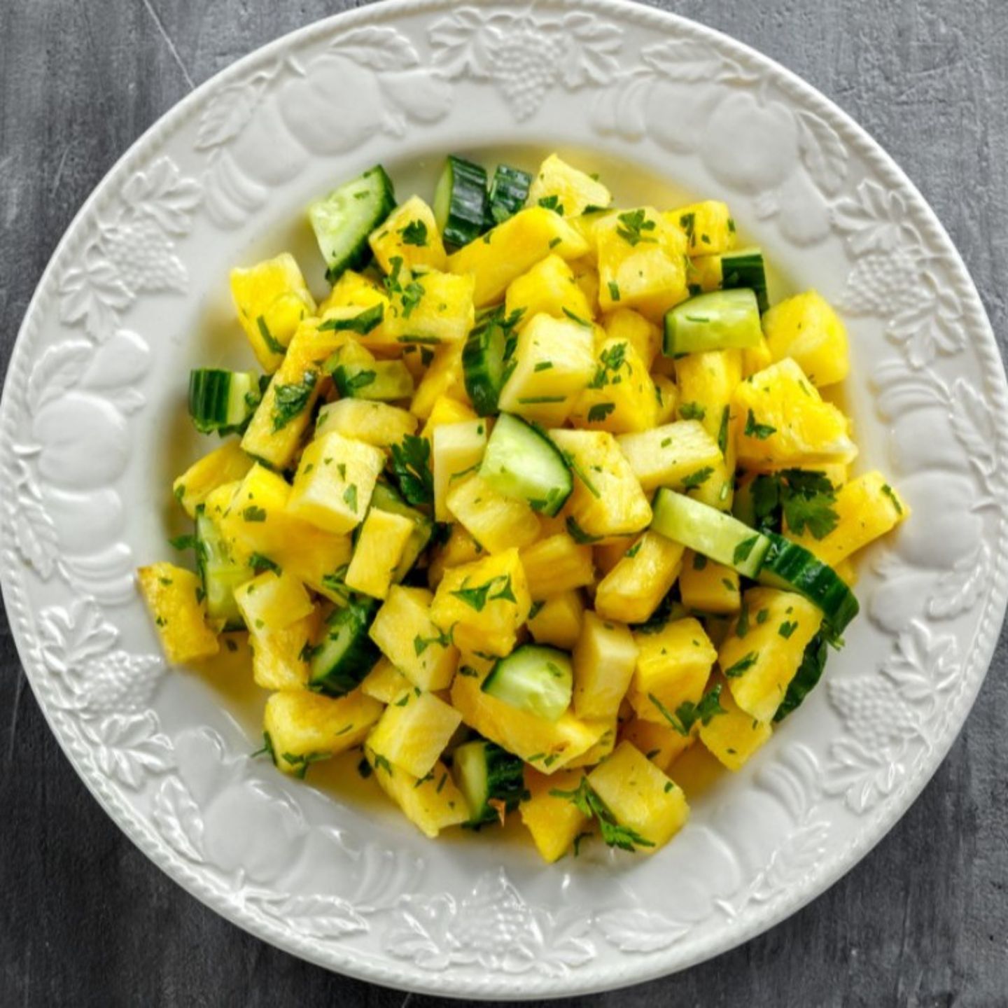 Pineapple And Mint Salad