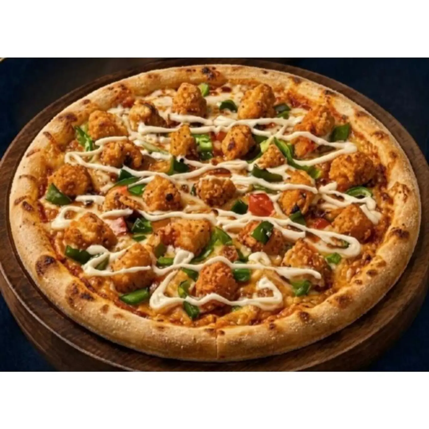 Crispy Chicken Ranch Pizza