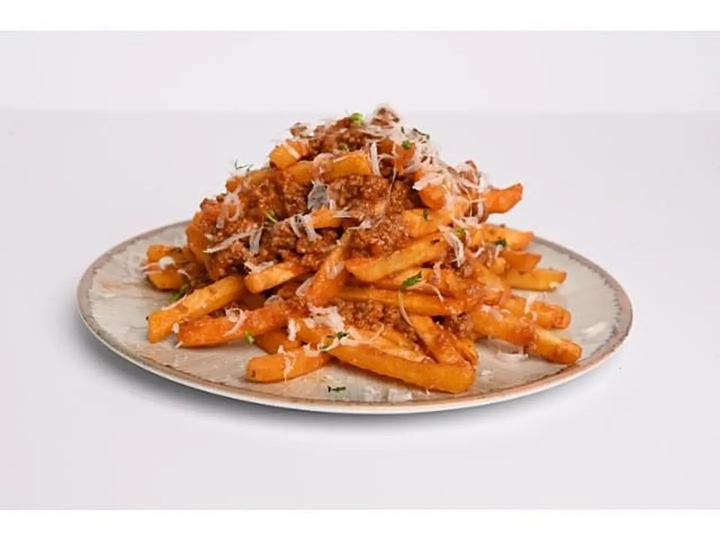 Fries Bolognese