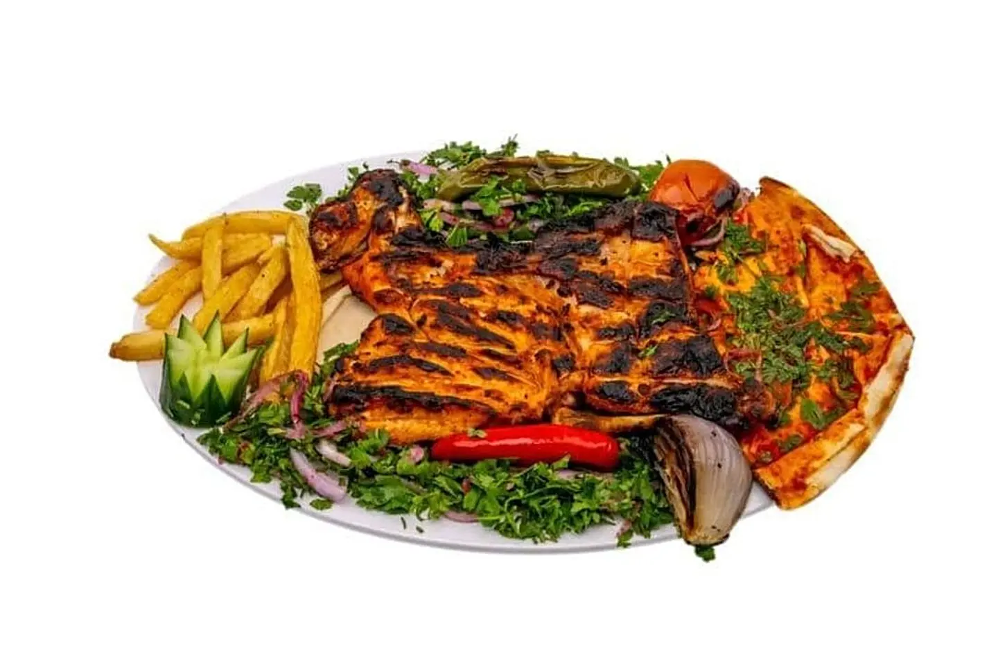 Charcoal Grilled Chicken Without Rice