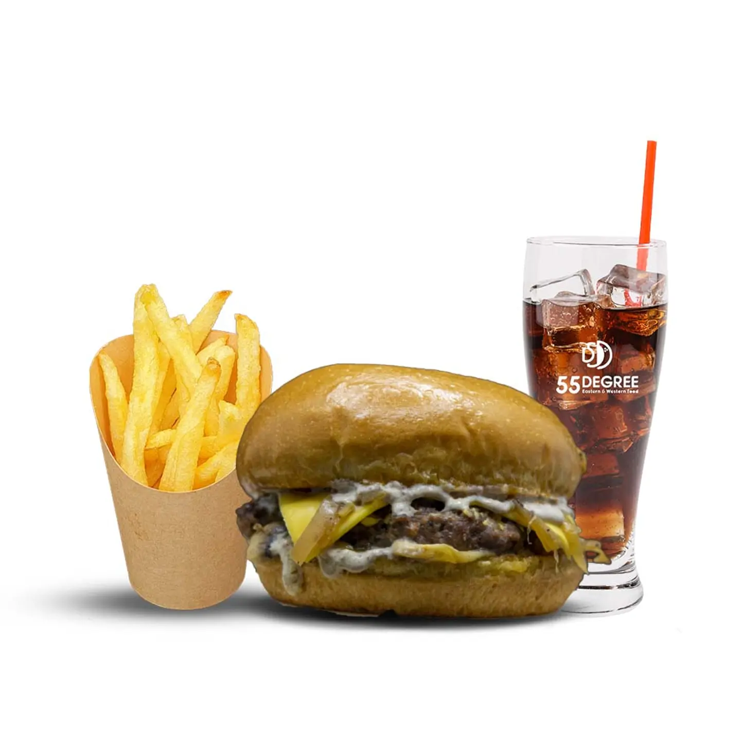 Mushroom Burger Meal