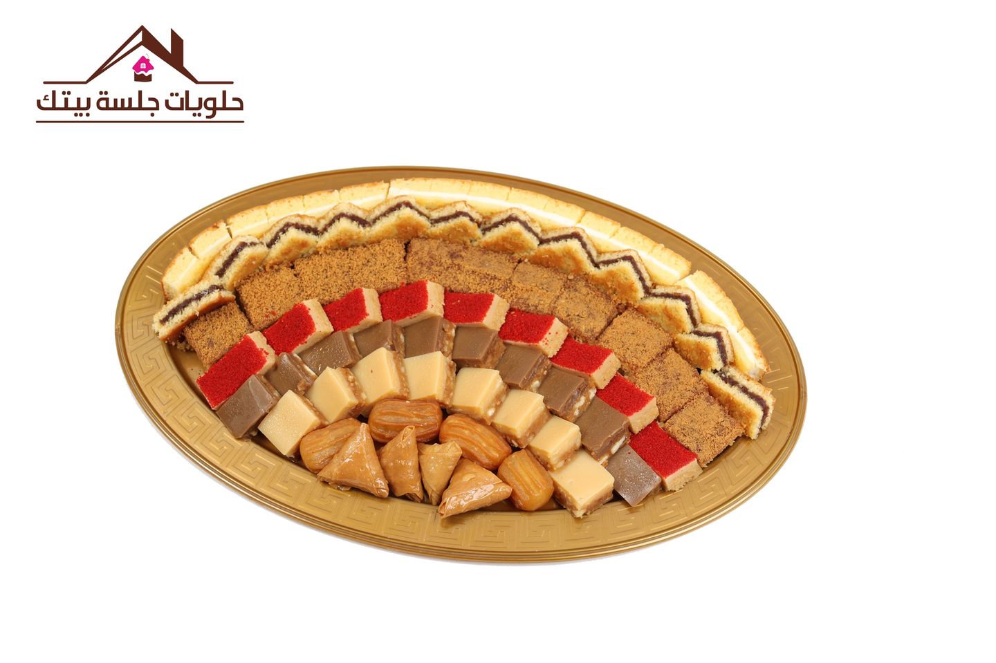 حلى بسبوسة مع شيز كيك كبير
