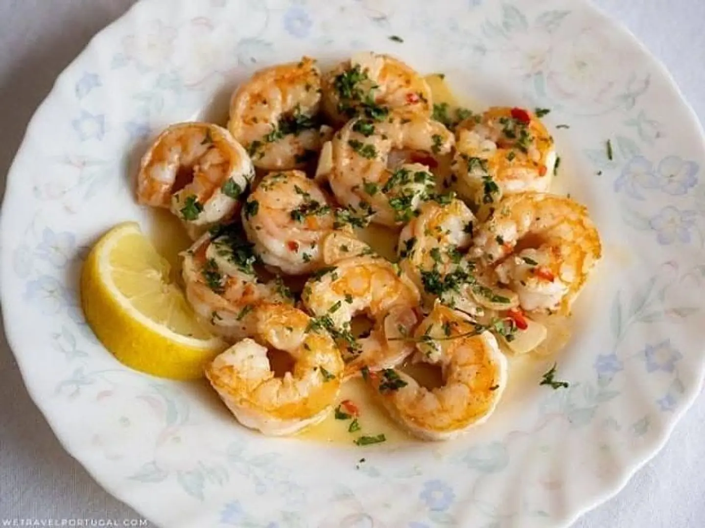 روبيان بالزبدة والثوم