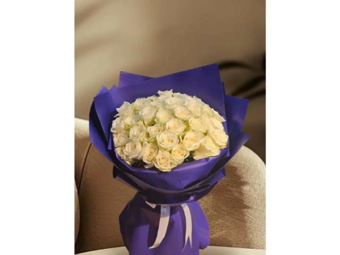 باقه الروز الابيض الناعم