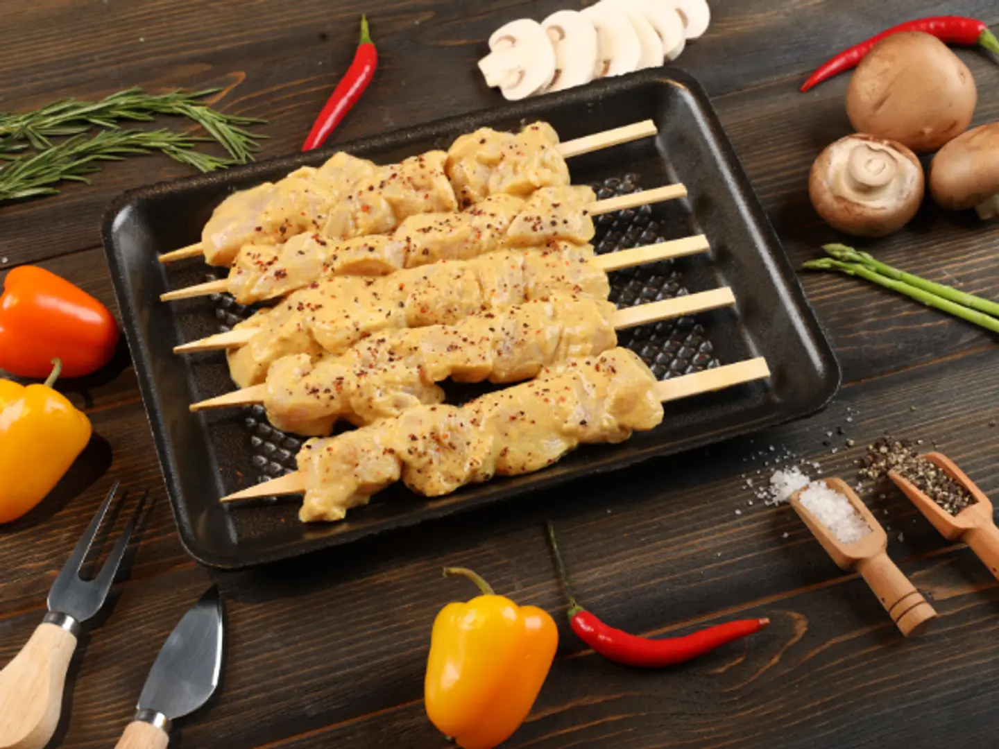 Shish Tawook With Mustard