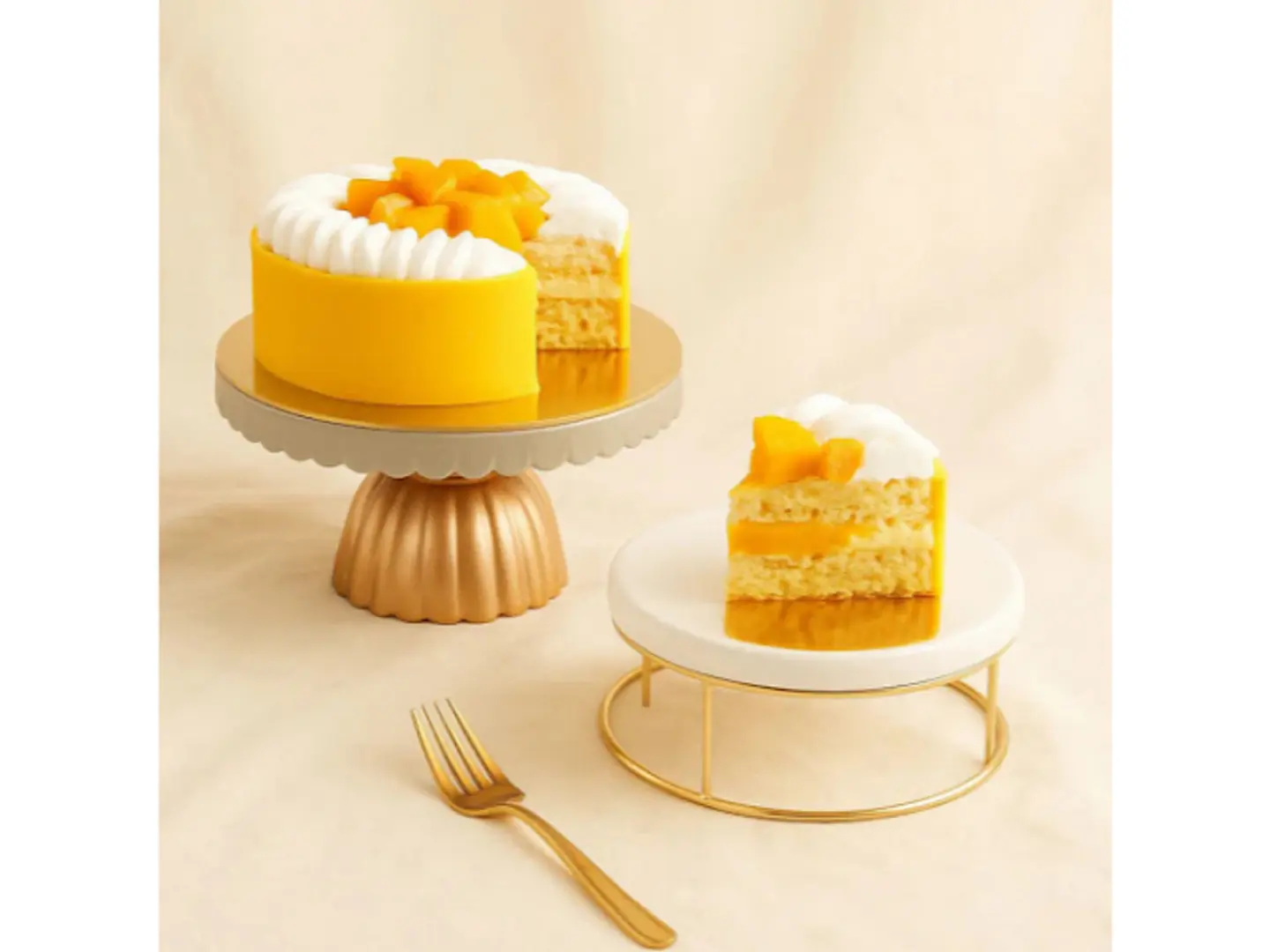 كيكة المانجو اللذيذة نصف كيلو 500 جرام