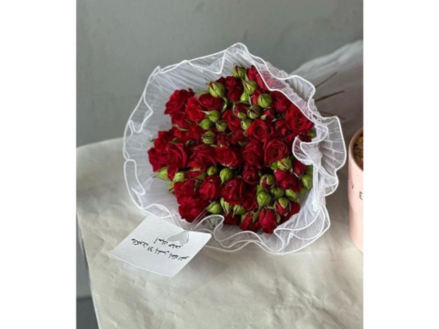 بوكيه بيبي جوري احمر