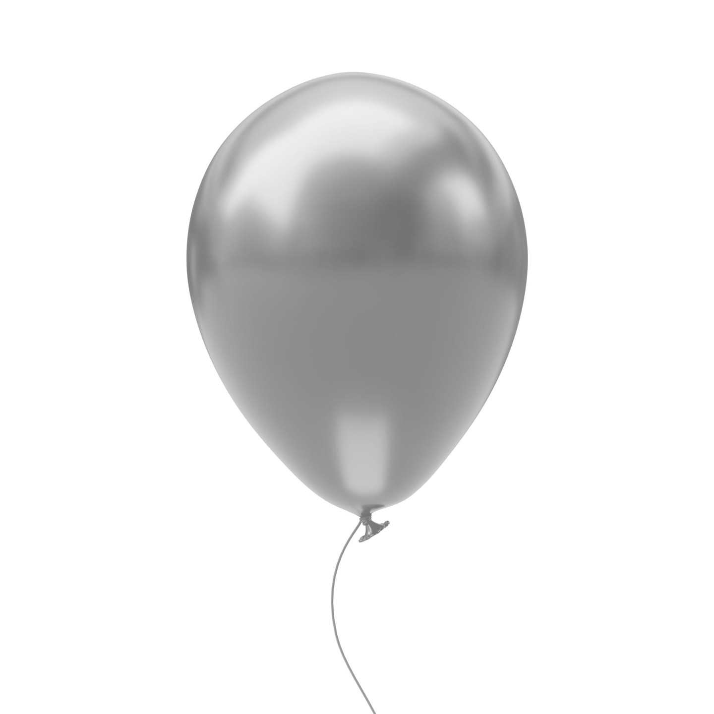 بالون فضي
