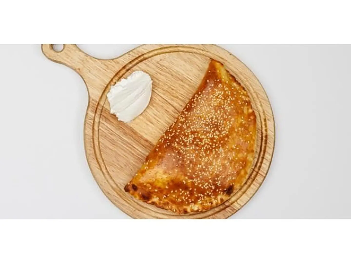 Pie With Liquid Cheese And Egg