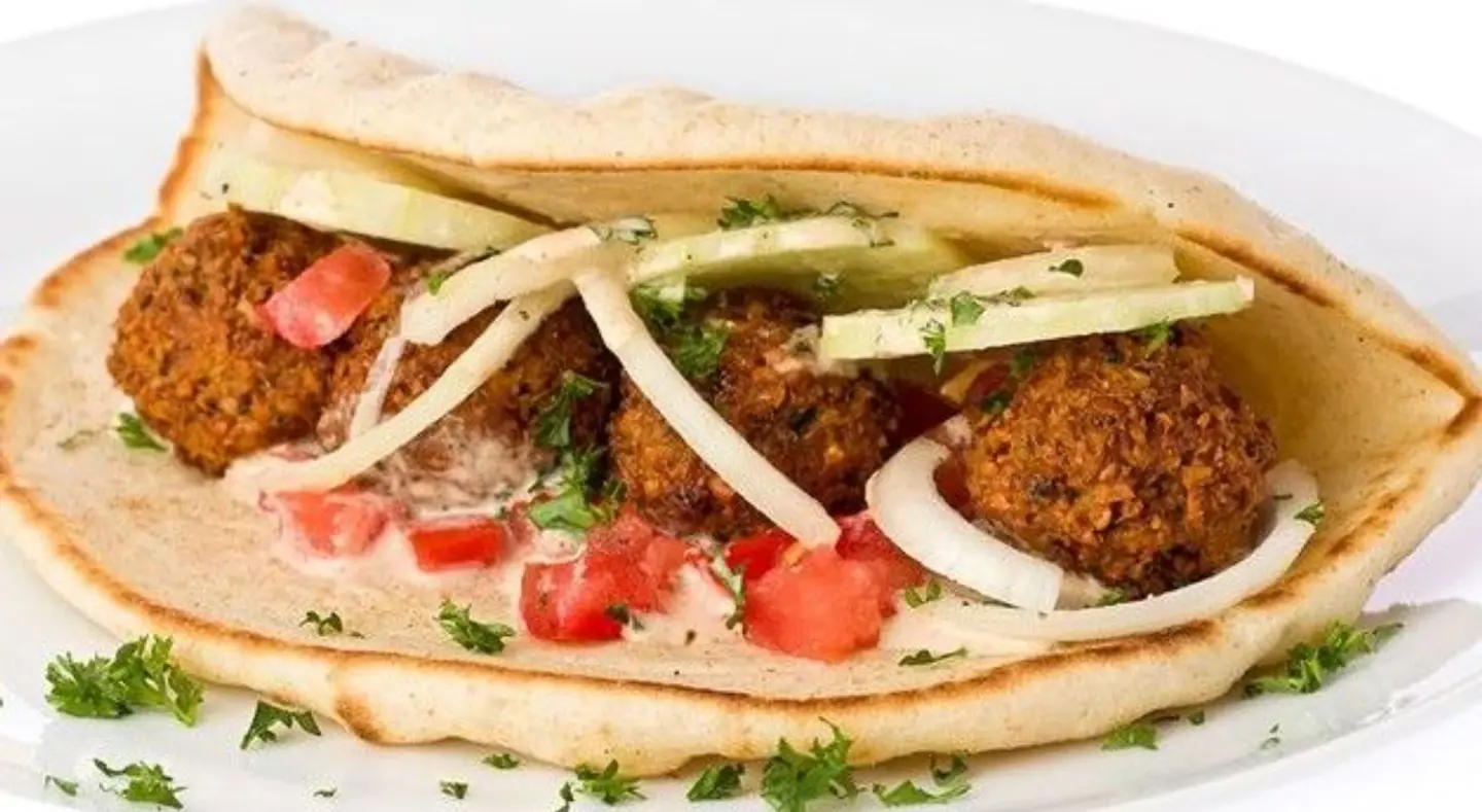 Regular Falafel Sandwich With Arabic Bread