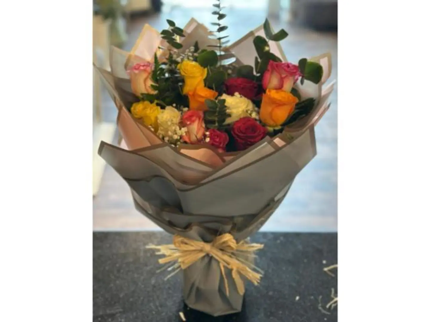 باقة زهور متنوعه